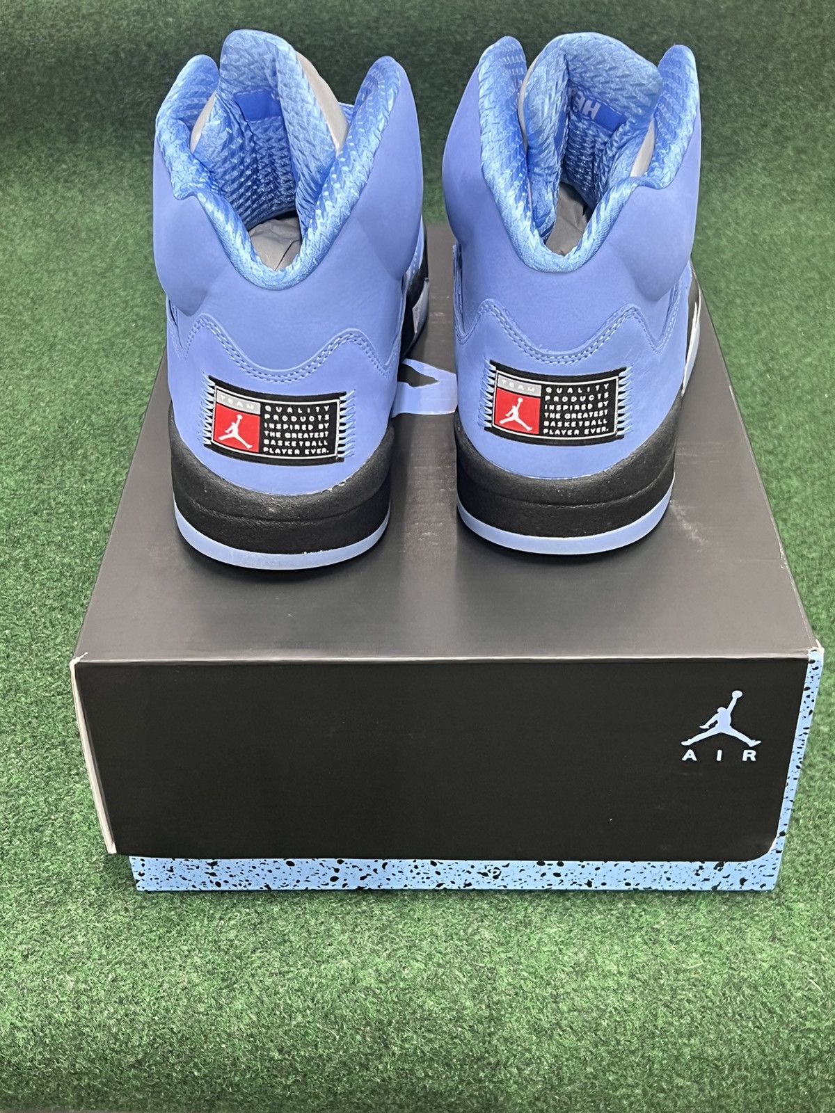 Jordan Brand Air Jordan 5 Retro Unc University Blue Size US 12 / EU 45 - 4 Thumbnail