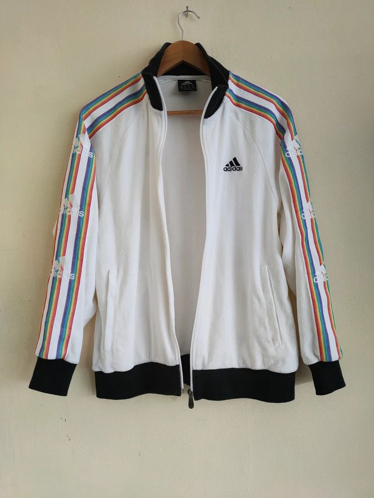 Adidas × Vintage Adidas 3 stripes Track Top Light Jacket Vintage Size US S / EU 44-46 / 1 - 1 Thumbnail