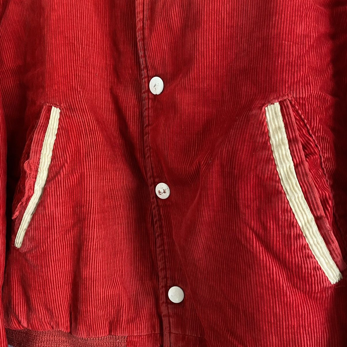 Vintage vintage varsity corduroy jacket - 1970's Size US S / EU 44-46 / 1 - 7 Thumbnail