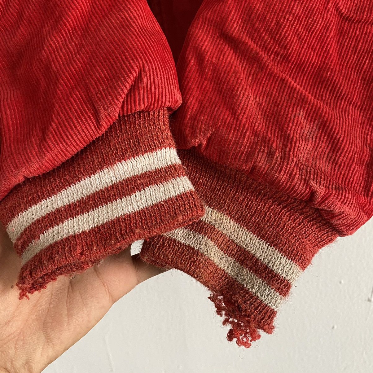 Vintage vintage varsity corduroy jacket - 1970's Size US S / EU 44-46 / 1 - 8 Thumbnail