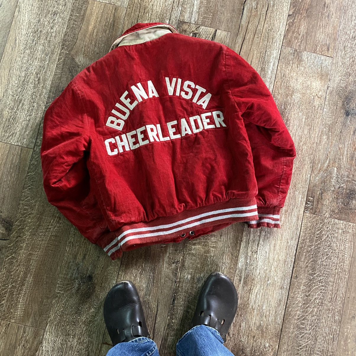Vintage vintage varsity corduroy jacket - 1970's Size US S / EU 44-46 / 1 - 3 Thumbnail