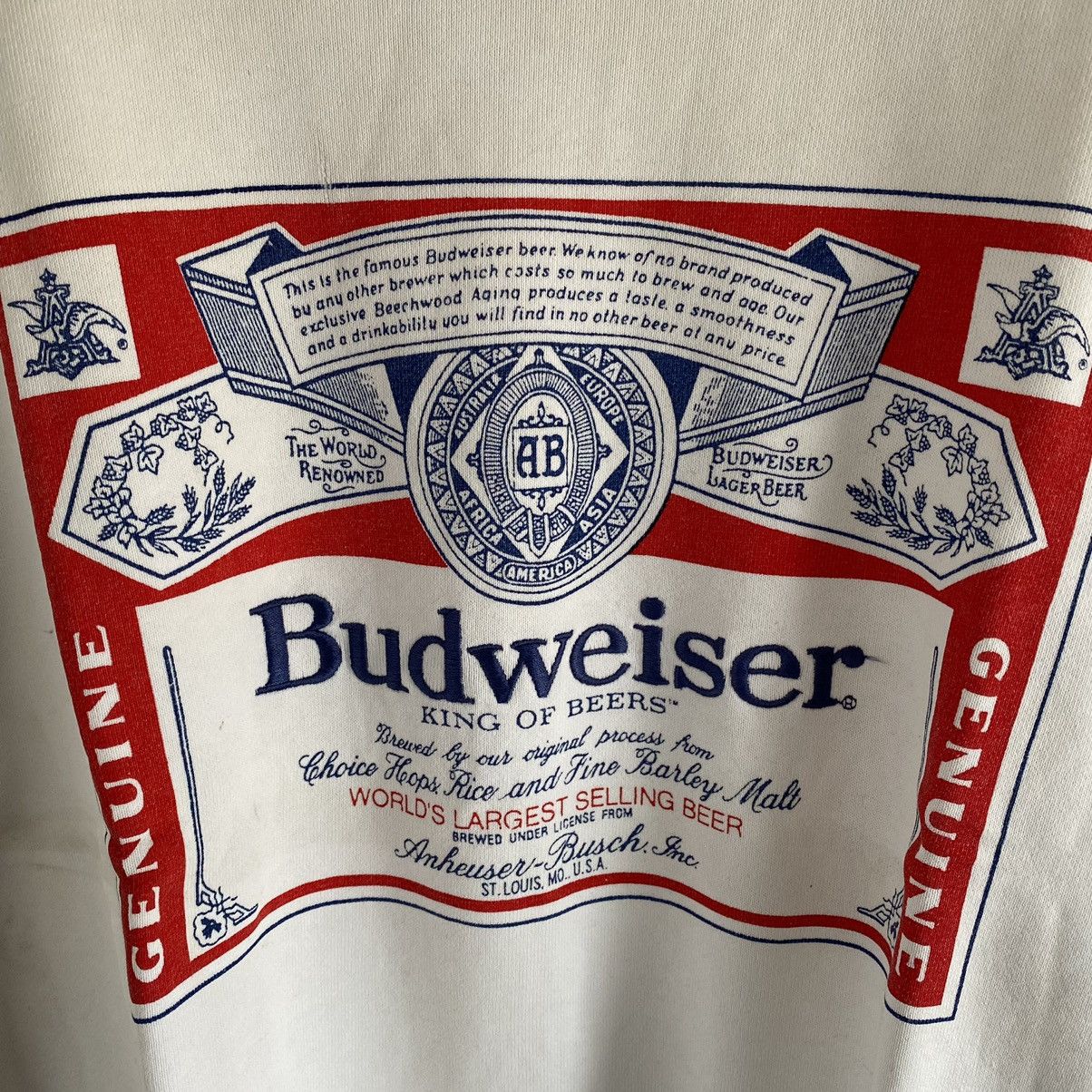 Budweiser × Vintage vintage budweiser sweatshirt Size US L / EU 52-54 / 3 - 3 Thumbnail