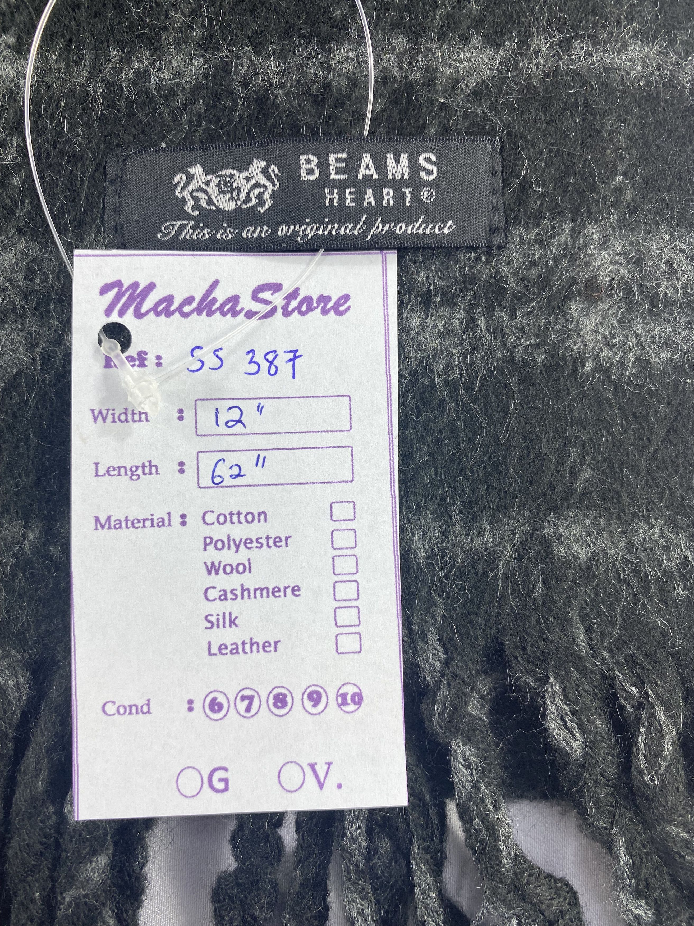 Beams Plus Beams Heart Scarf / Muffler / Neckwear Size ONE SIZE - 4 Thumbnail