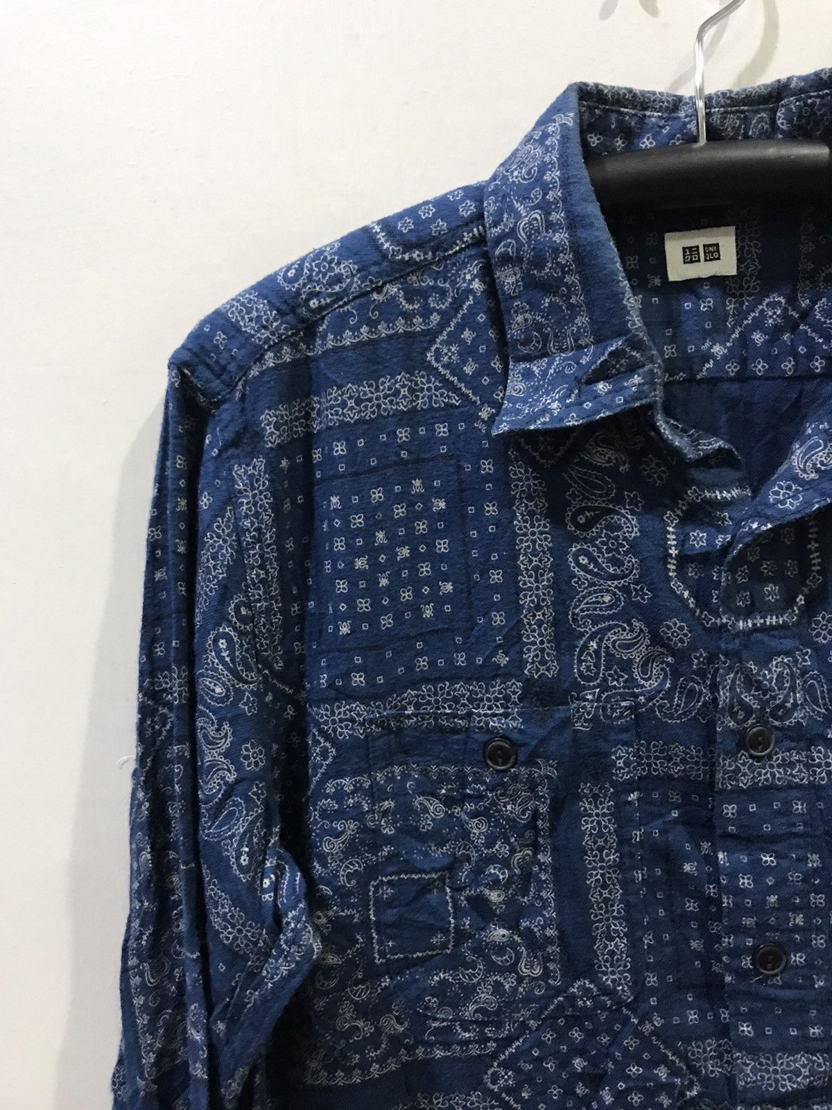 Uniqlo UNIQLO Bandana Paisley Double Pockets Shirt Size US L / EU 52-54 / 3 - 4 Thumbnail