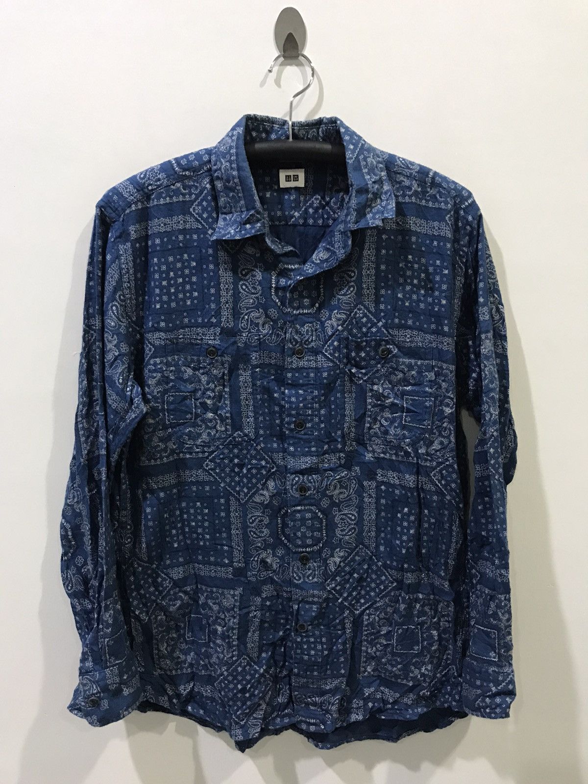 UNIQLO Bandana Paisley Double Pockets Shirt