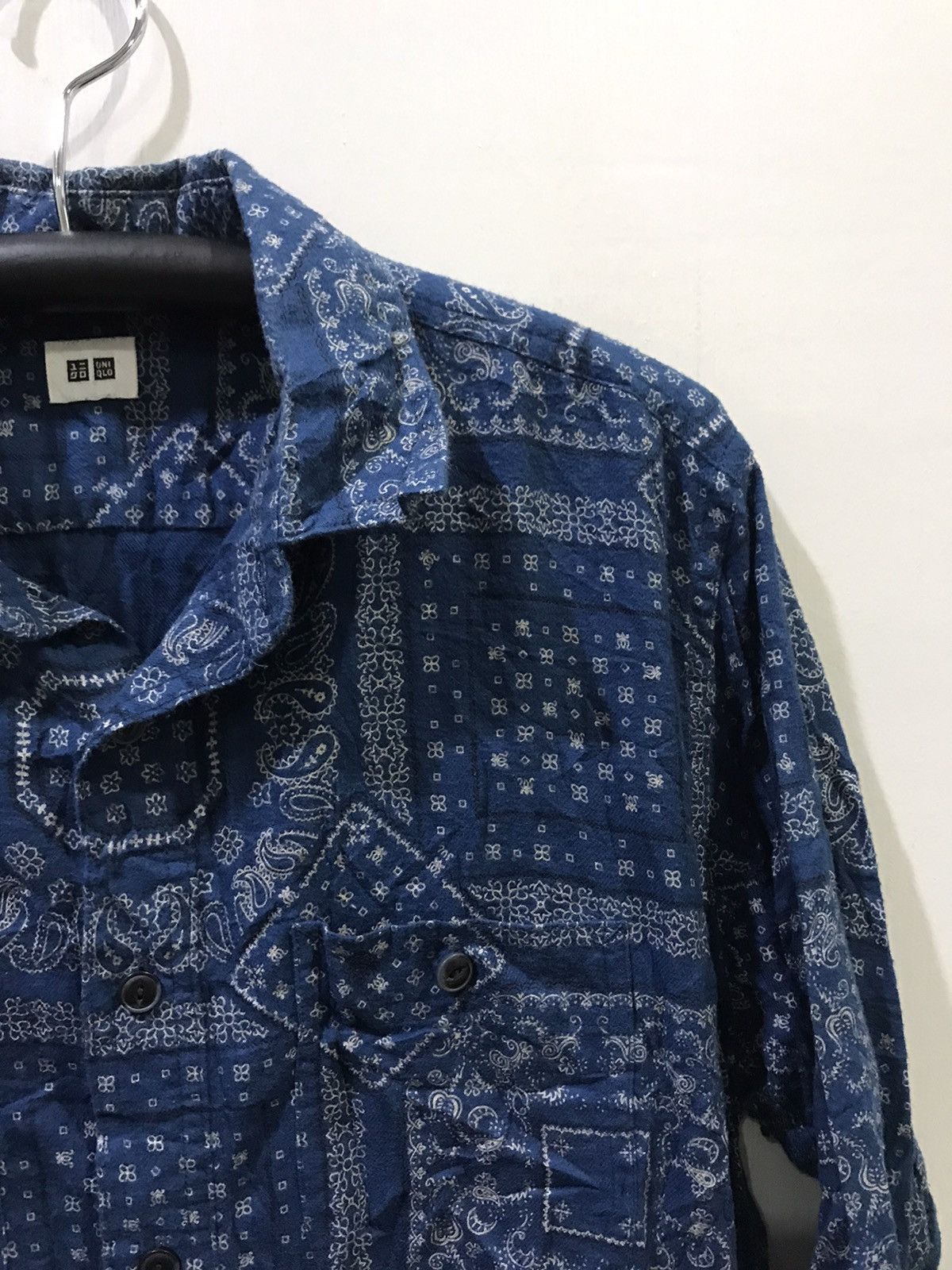 Uniqlo UNIQLO Bandana Paisley Double Pockets Shirt Size US L / EU 52-54 / 3 - 3 Thumbnail