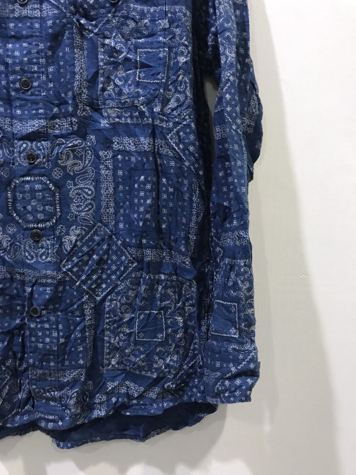 Uniqlo UNIQLO Bandana Paisley Double Pockets Shirt Size US L / EU 52-54 / 3 - 5 Thumbnail