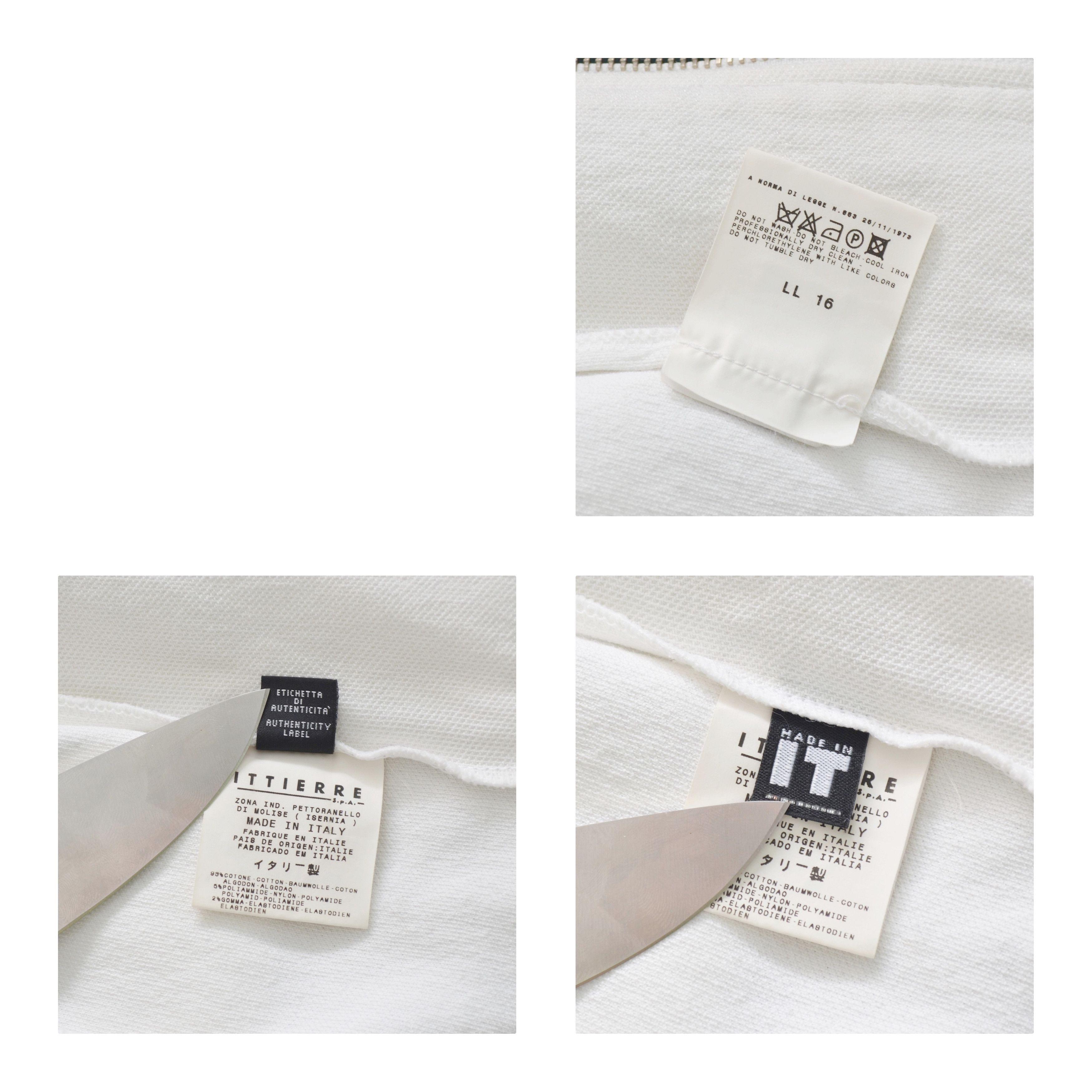 Versace Vtg Versace Jeans Couture Wmns Cropped White Jacket M 90s Size US M / EU 48-50 / 2 - 15 Thumbnail