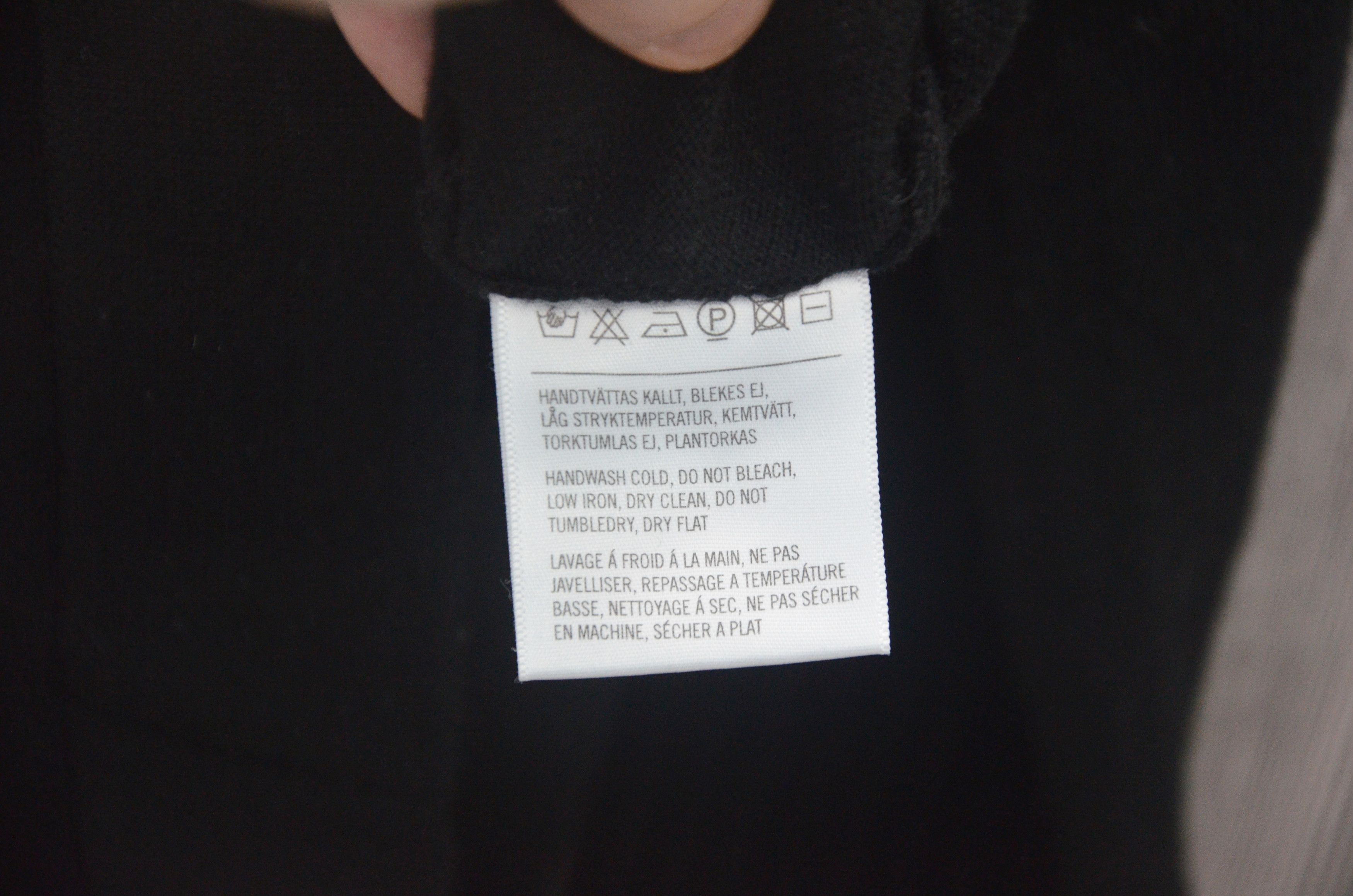 Acne Studios Acne Studios Wmns Black Hurst Layered Wool Sweater Sz XS Size US XS / EU 42 / 0 - 12 Thumbnail