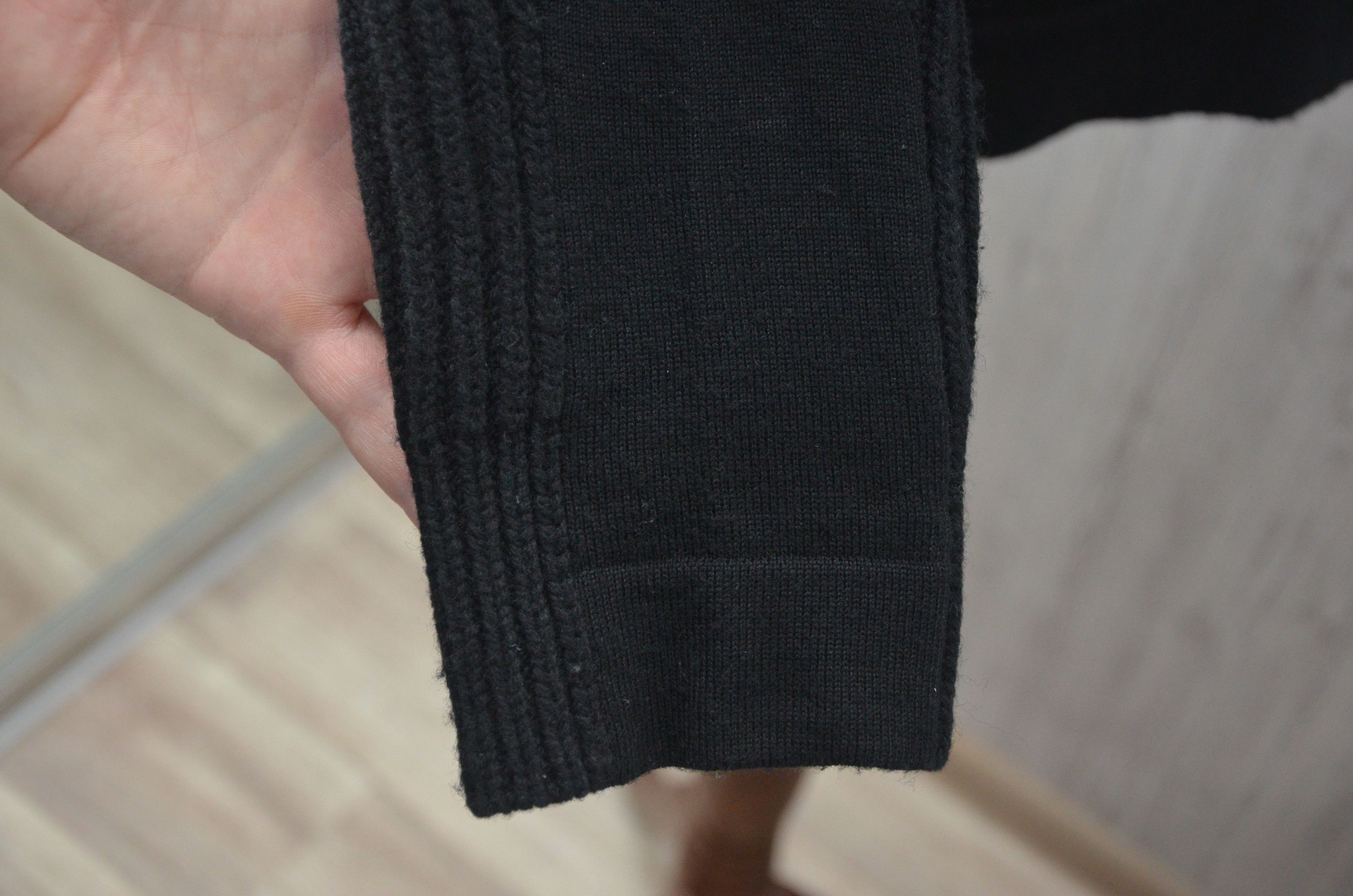 Acne Studios Acne Studios Wmns Black Hurst Layered Wool Sweater Sz XS Size US XS / EU 42 / 0 - 8 Thumbnail