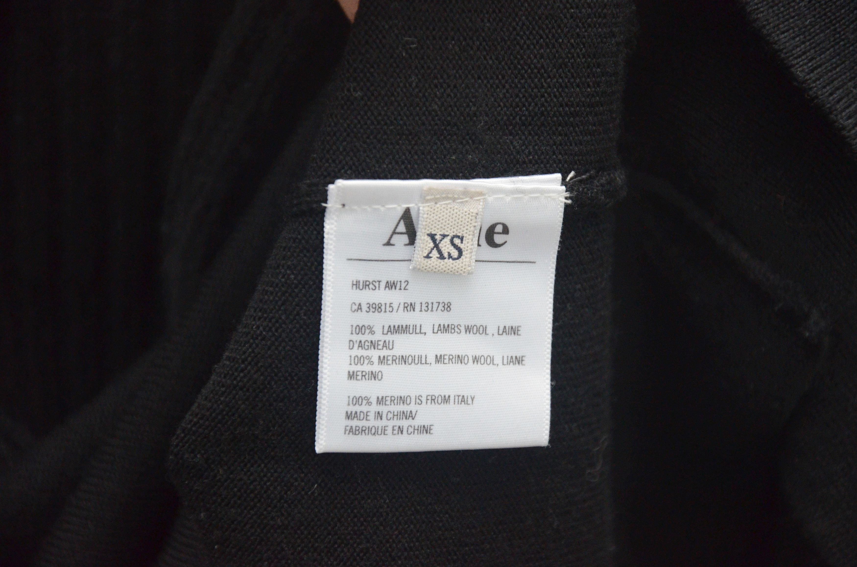 Acne Studios Acne Studios Wmns Black Hurst Layered Wool Sweater Sz XS Size US XS / EU 42 / 0 - 11 Thumbnail