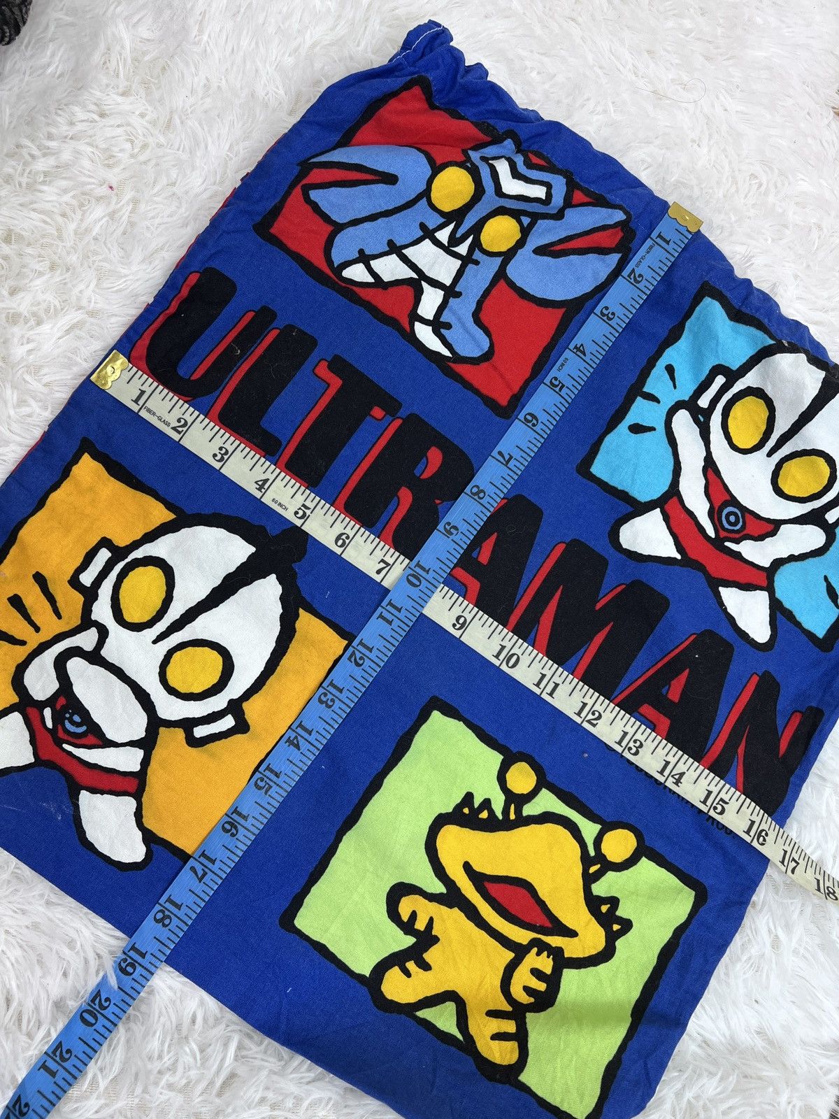 Anime × Japanese Brand Vintage All Over Print Ultraman Drawstring Sling Bag Size ONE SIZE - 6 Thumbnail