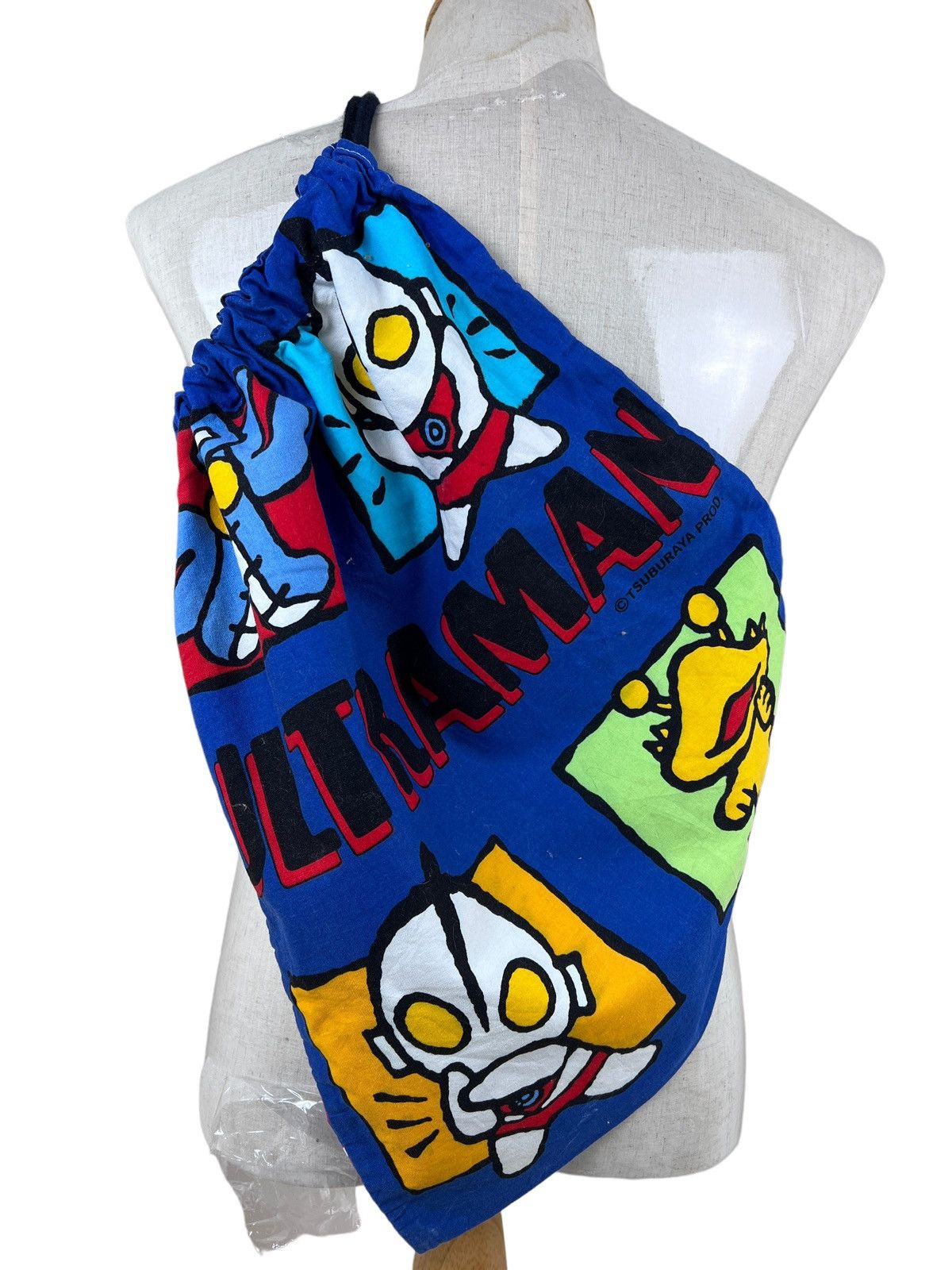 Anime × Japanese Brand Vintage All Over Print Ultraman Drawstring Sling Bag Size ONE SIZE - 5 Thumbnail