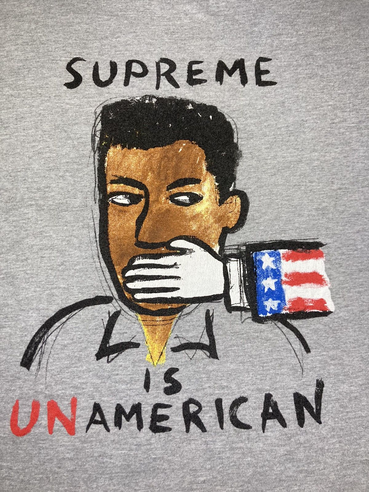 Supreme SS14 Supreme is UnAmerican Tee Size US M / EU 48-50 / 2 - 2 Thumbnail