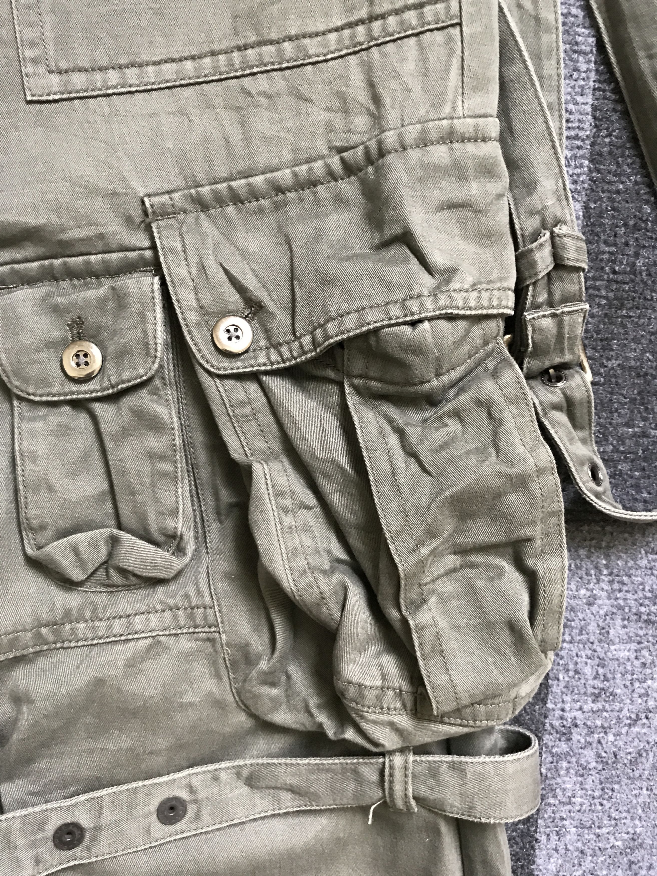 Japanese Brand CP142 CHIL DERIC Japan Bondage Gas Mask Cargo Pant Size US 33 - 21 Thumbnail