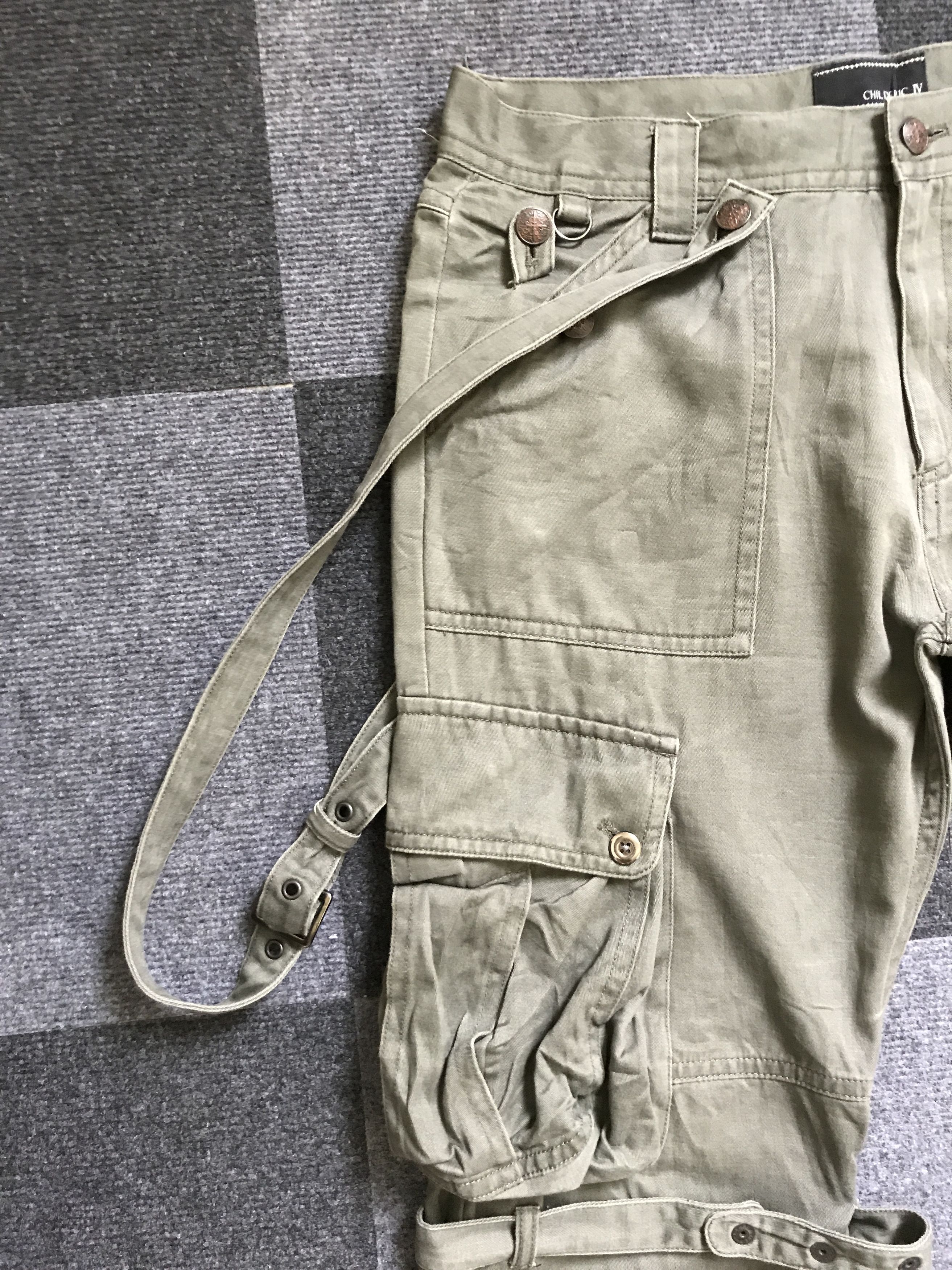 Japanese Brand CP142 CHIL DERIC Japan Bondage Gas Mask Cargo Pant Size US 33 - 19 Thumbnail