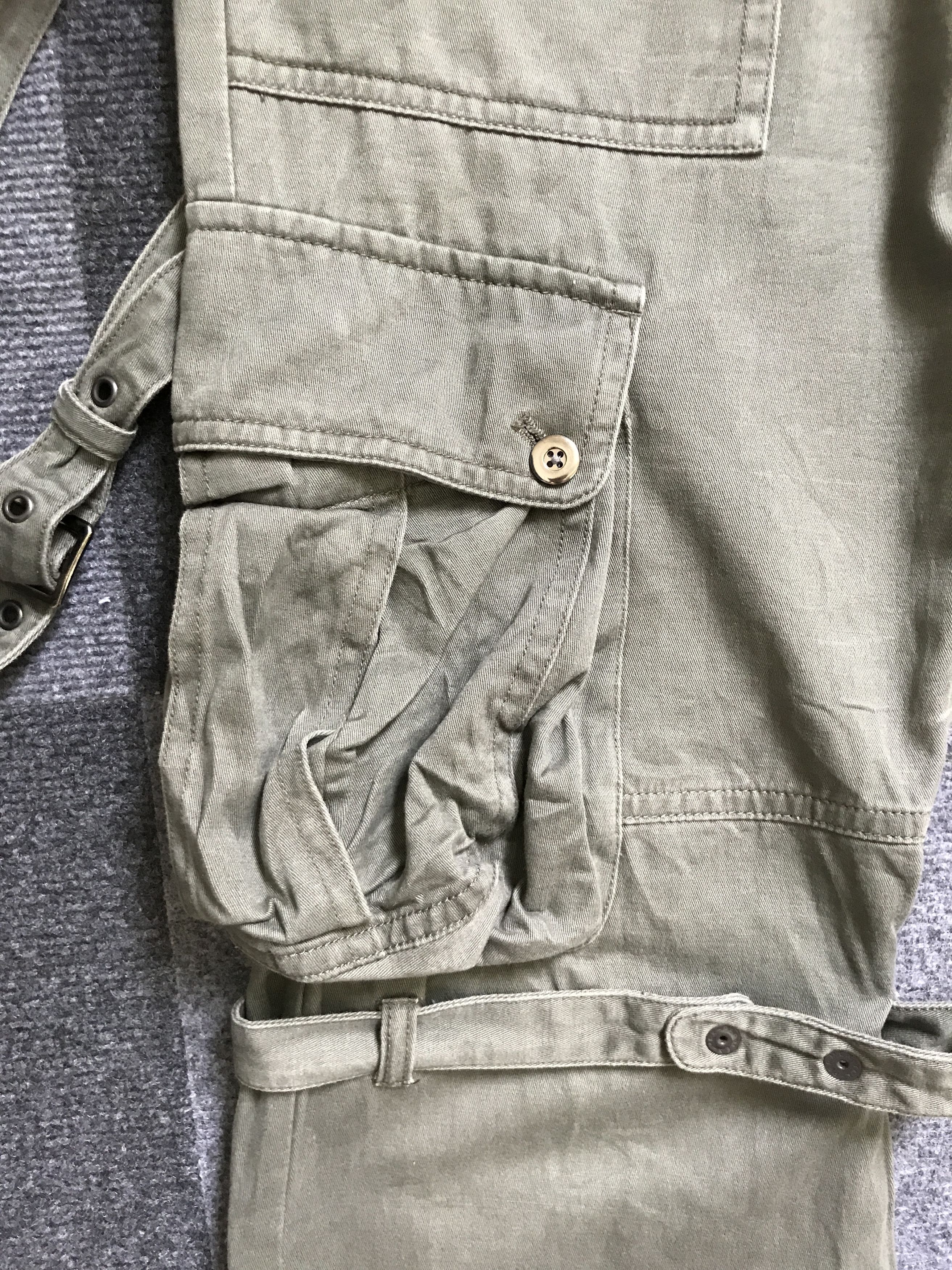 Japanese Brand CP142 CHIL DERIC Japan Bondage Gas Mask Cargo Pant Size US 33 - 22 Thumbnail