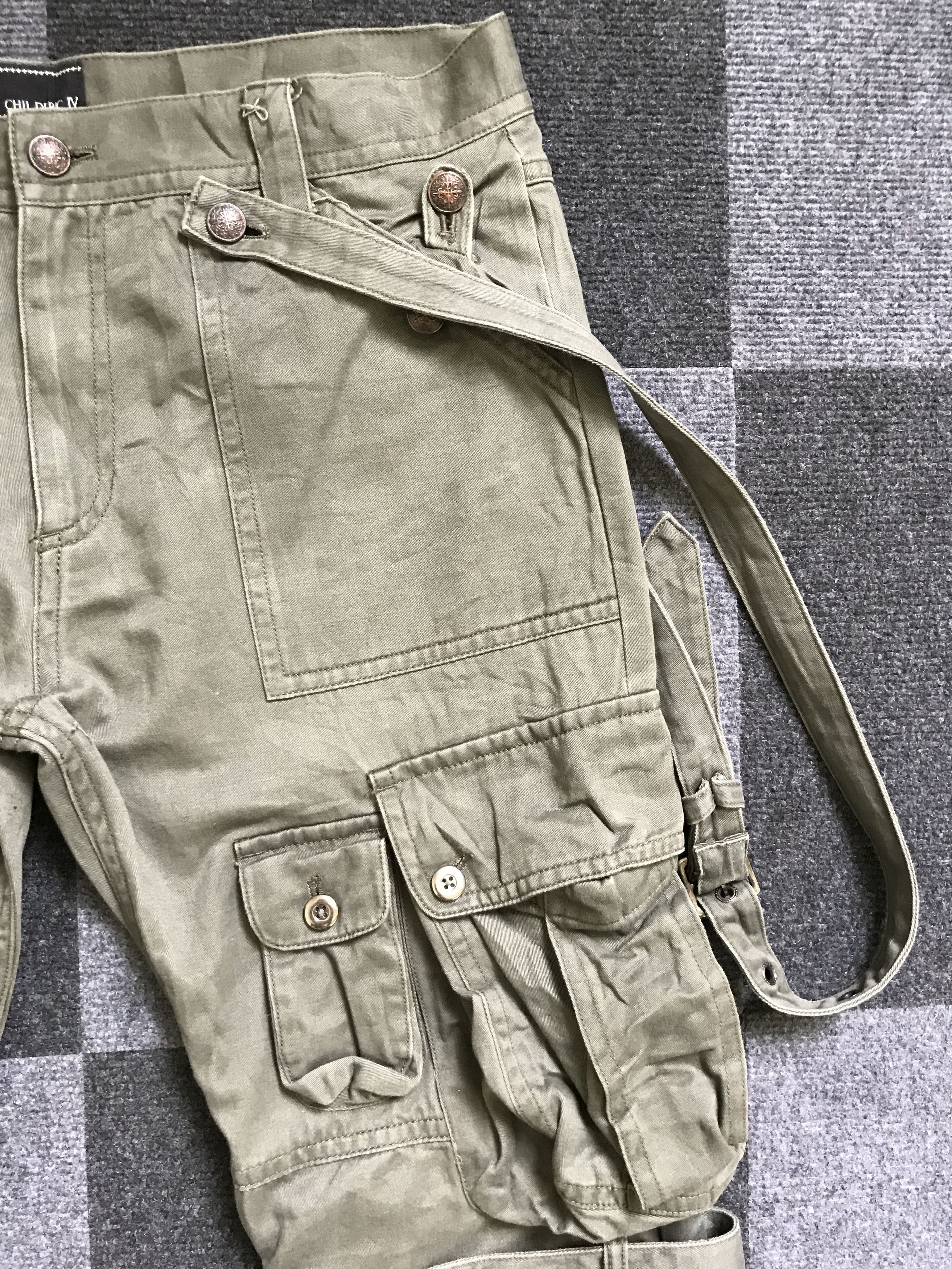 Japanese Brand CP142 CHIL DERIC Japan Bondage Gas Mask Cargo Pant Size US 33 - 20 Thumbnail