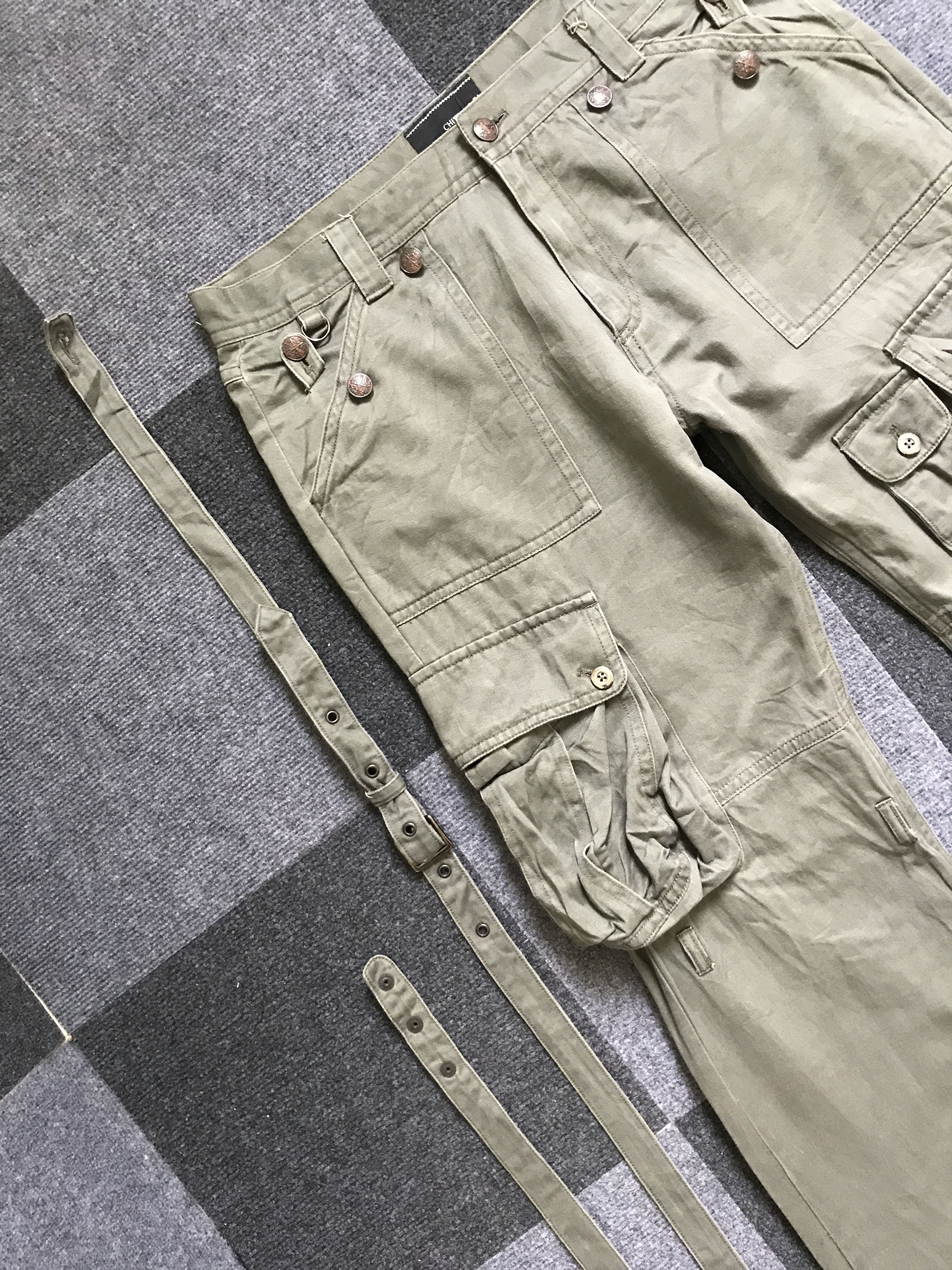 Japanese Brand CP142 CHIL DERIC Japan Bondage Gas Mask Cargo Pant Size US 33 - 5 Thumbnail