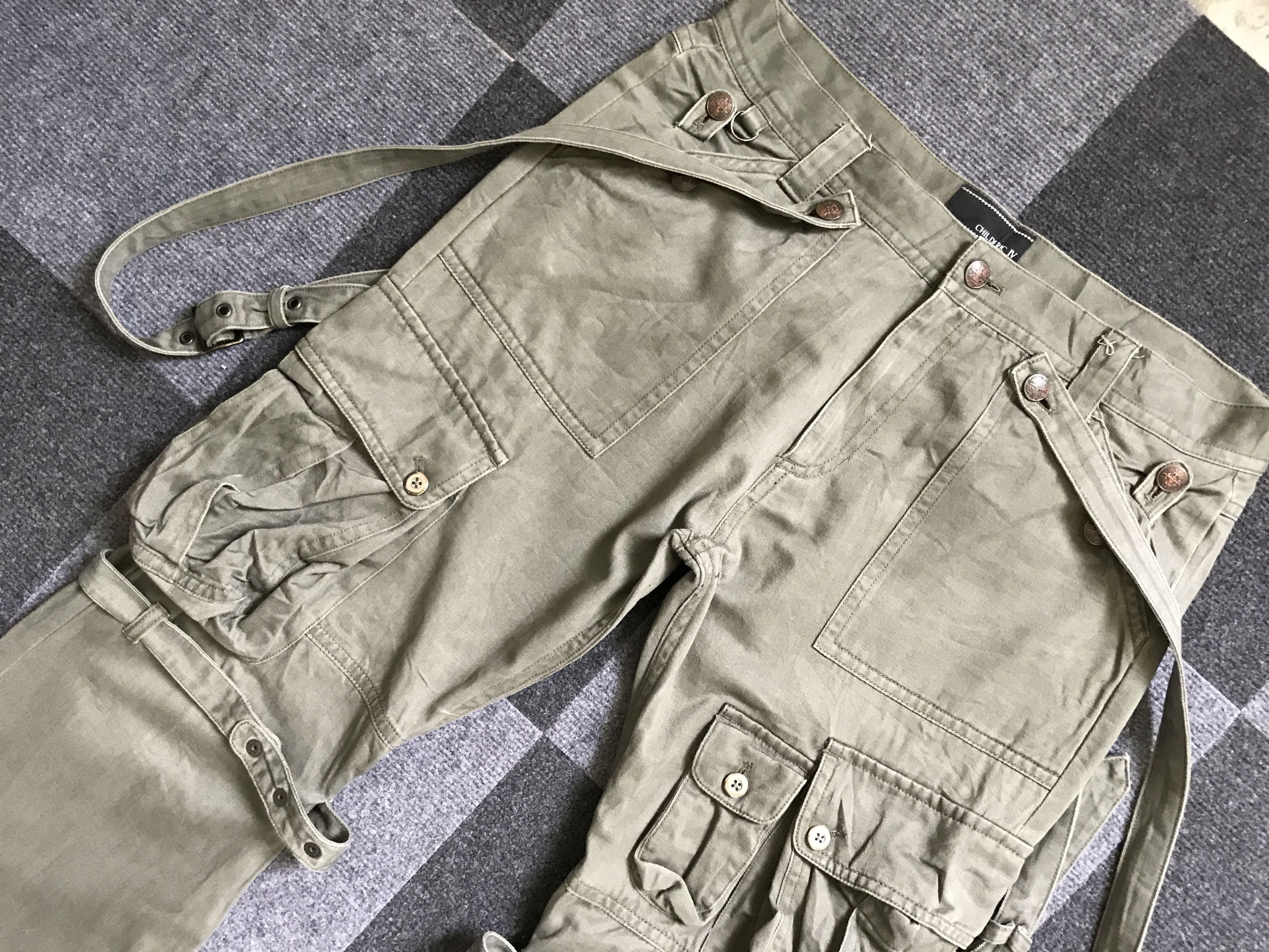 Japanese Brand CP142 CHIL DERIC Japan Bondage Gas Mask Cargo Pant Size US 33 - 14 Thumbnail