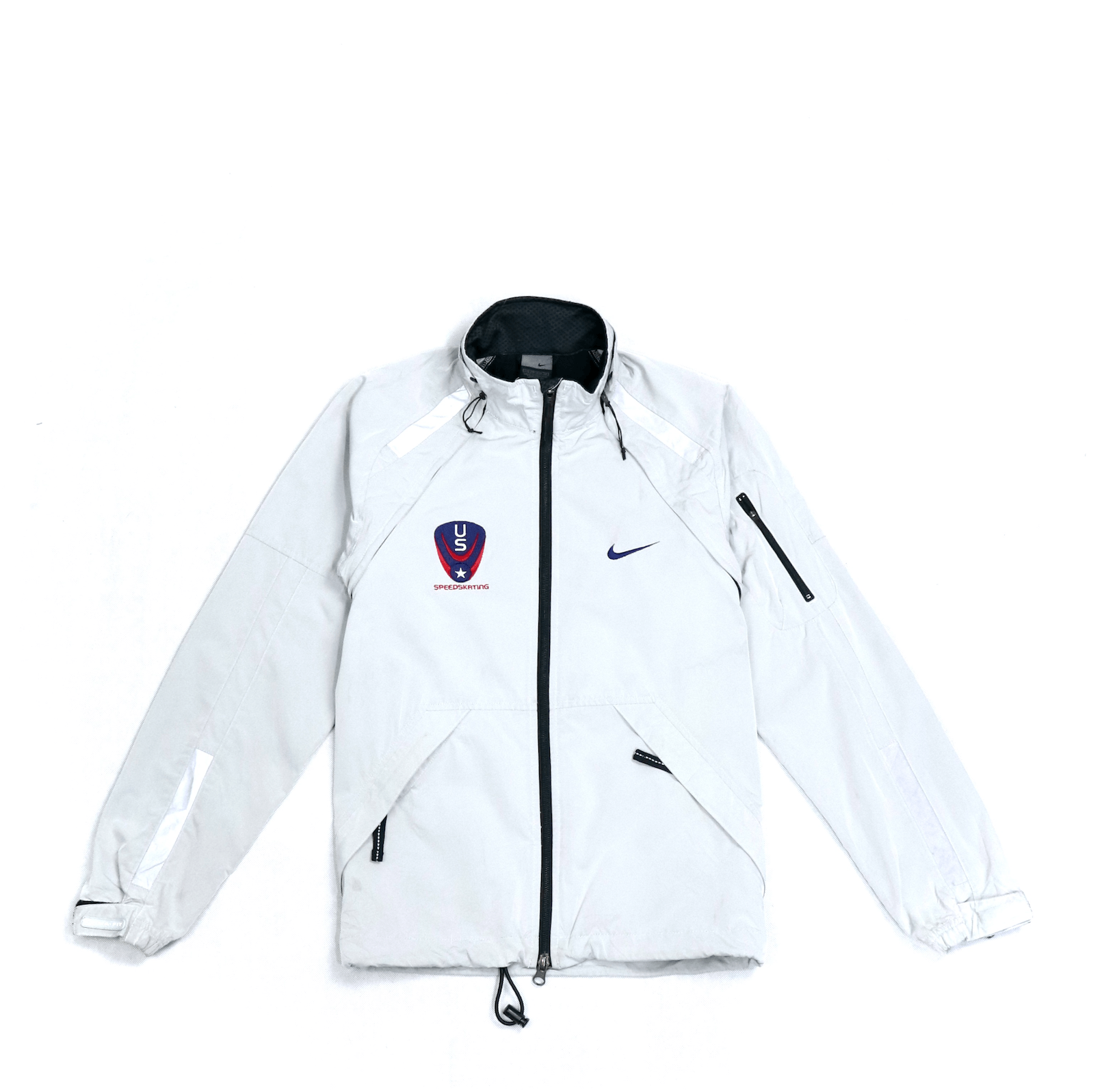 Nike US Speedskating 3in1 Reflective Stripes Jacket/ Vest Size US XS / EU 42 / 0 - 1 Thumbnail