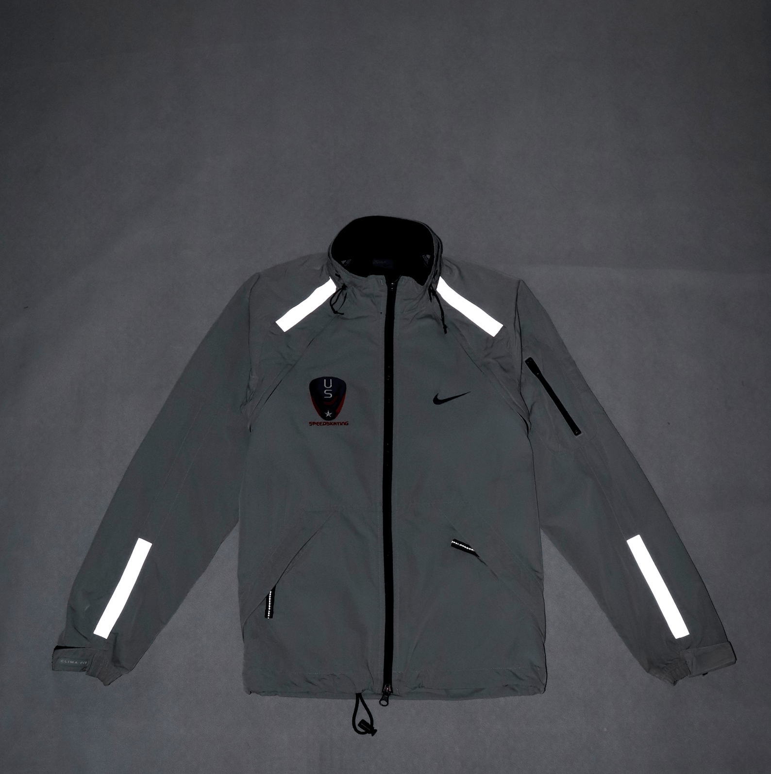 Nike US Speedskating 3in1 Reflective Stripes Jacket/ Vest Size US XS / EU 42 / 0 - 2 Thumbnail