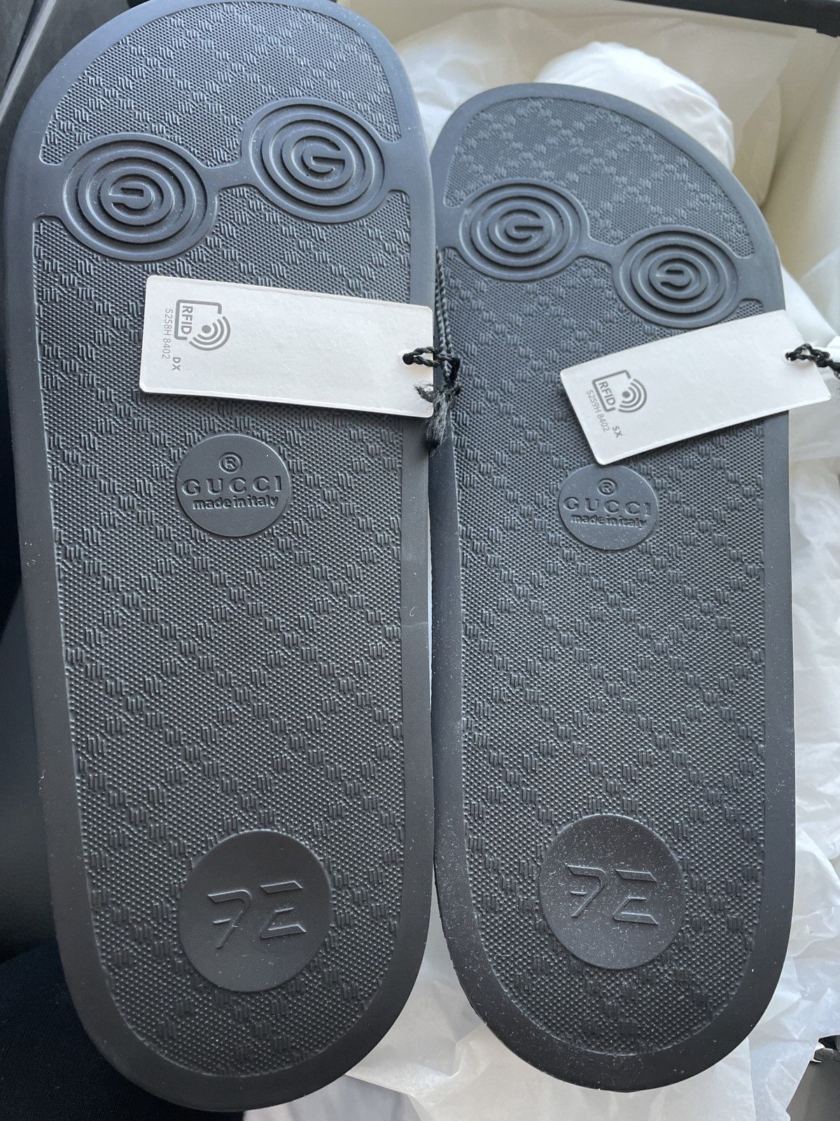 Gucci Iconic Runway Rare Gucci Logo Slides Sandal Slip on Shoes Size US 9.5 / EU 42-43 - 6 Thumbnail