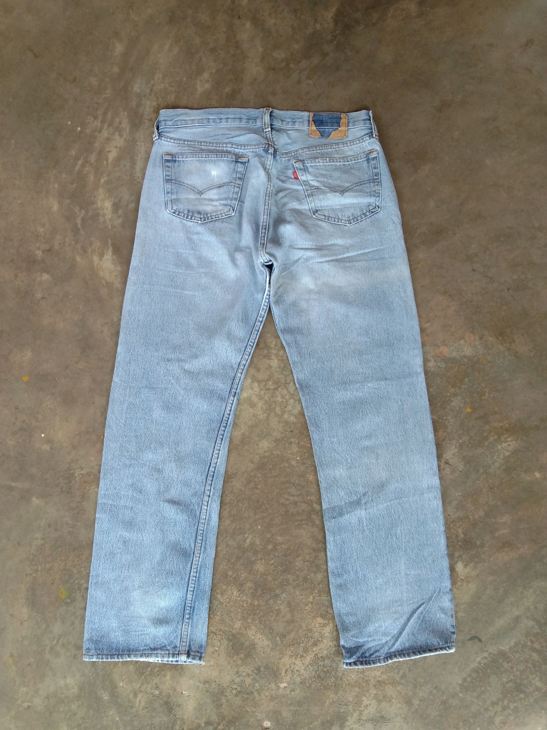 Levi's × Vintage 80s Vintage Levis 501 Made In USA Distressed Jeans 33x30 Size US 33 - 6 Thumbnail