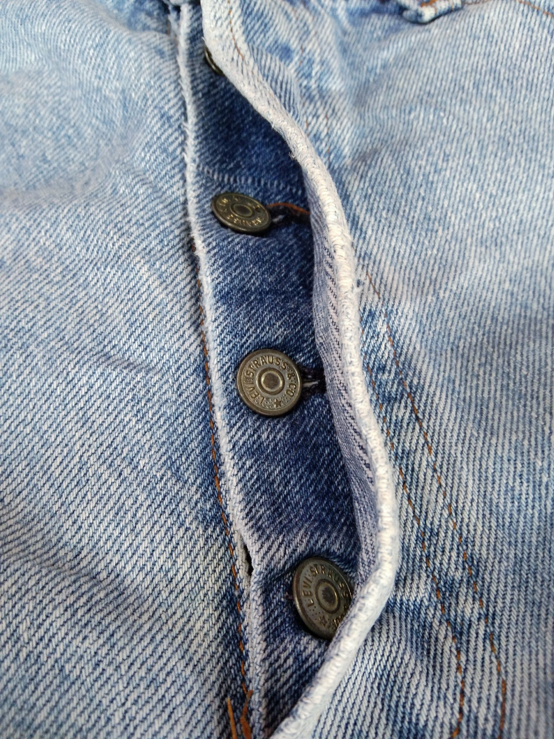 Levi's × Vintage 80s Vintage Levis 501 Made In USA Distressed Jeans 33x30 Size US 33 - 9 Thumbnail