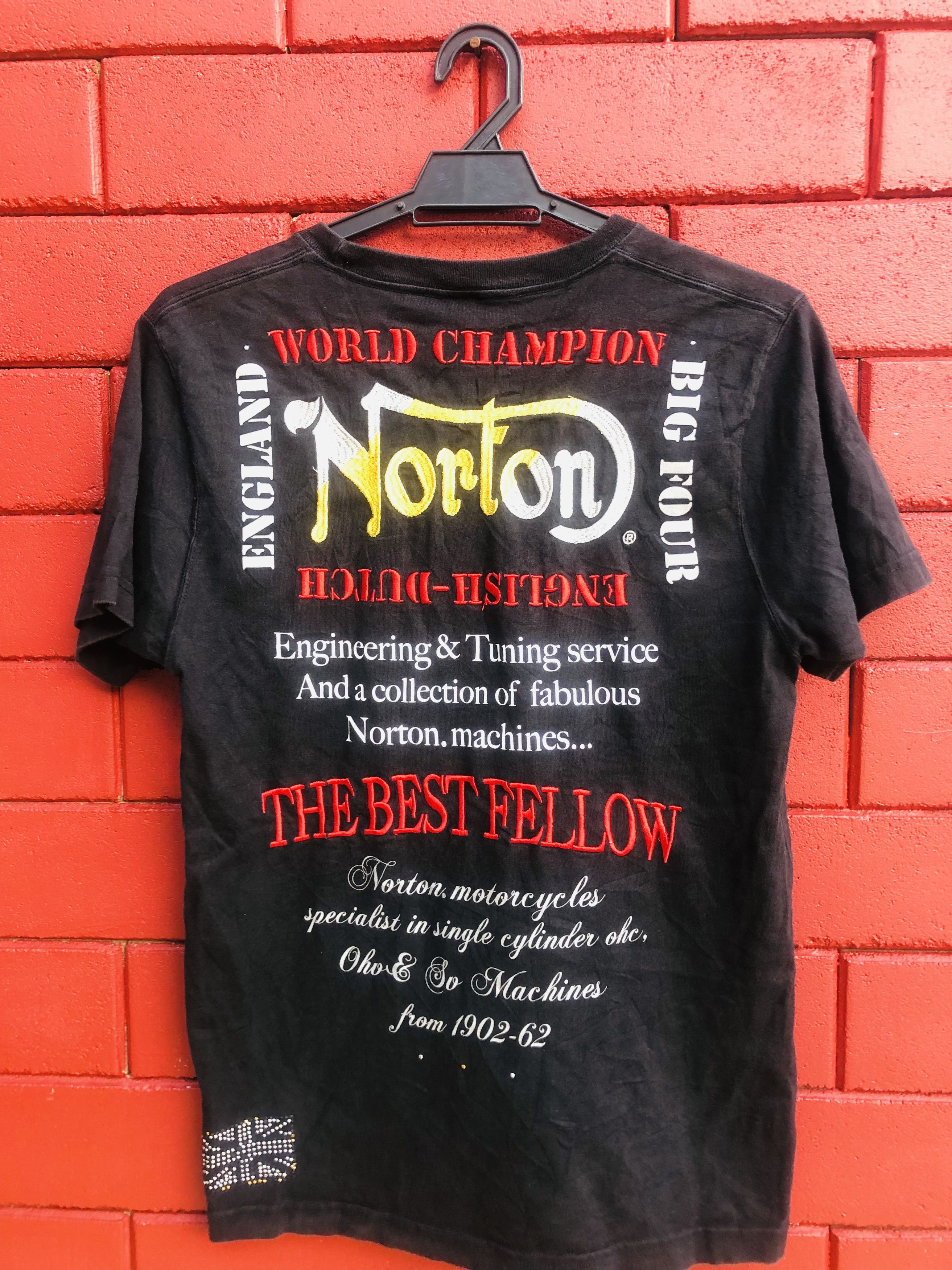 Japanese Brand × Vintage Vintage Norton Motorcycle Japanese Designer Fashion Style Size US M / EU 48-50 / 2 - 1 Thumbnail