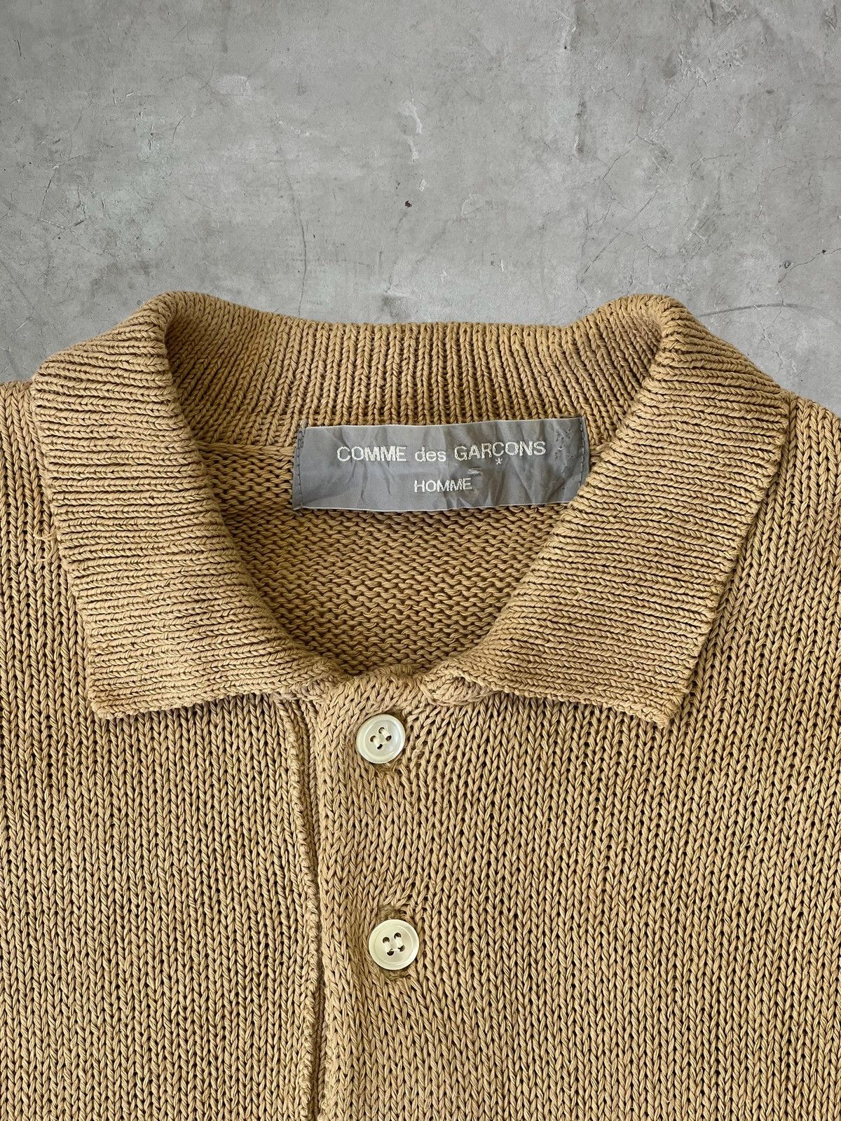 Comme des Garcons Homme Plus AW/91 Comme Des Garcons Homme Plus Knitted Button Up Size US M / EU 48-50 / 2 - 7 Thumbnail