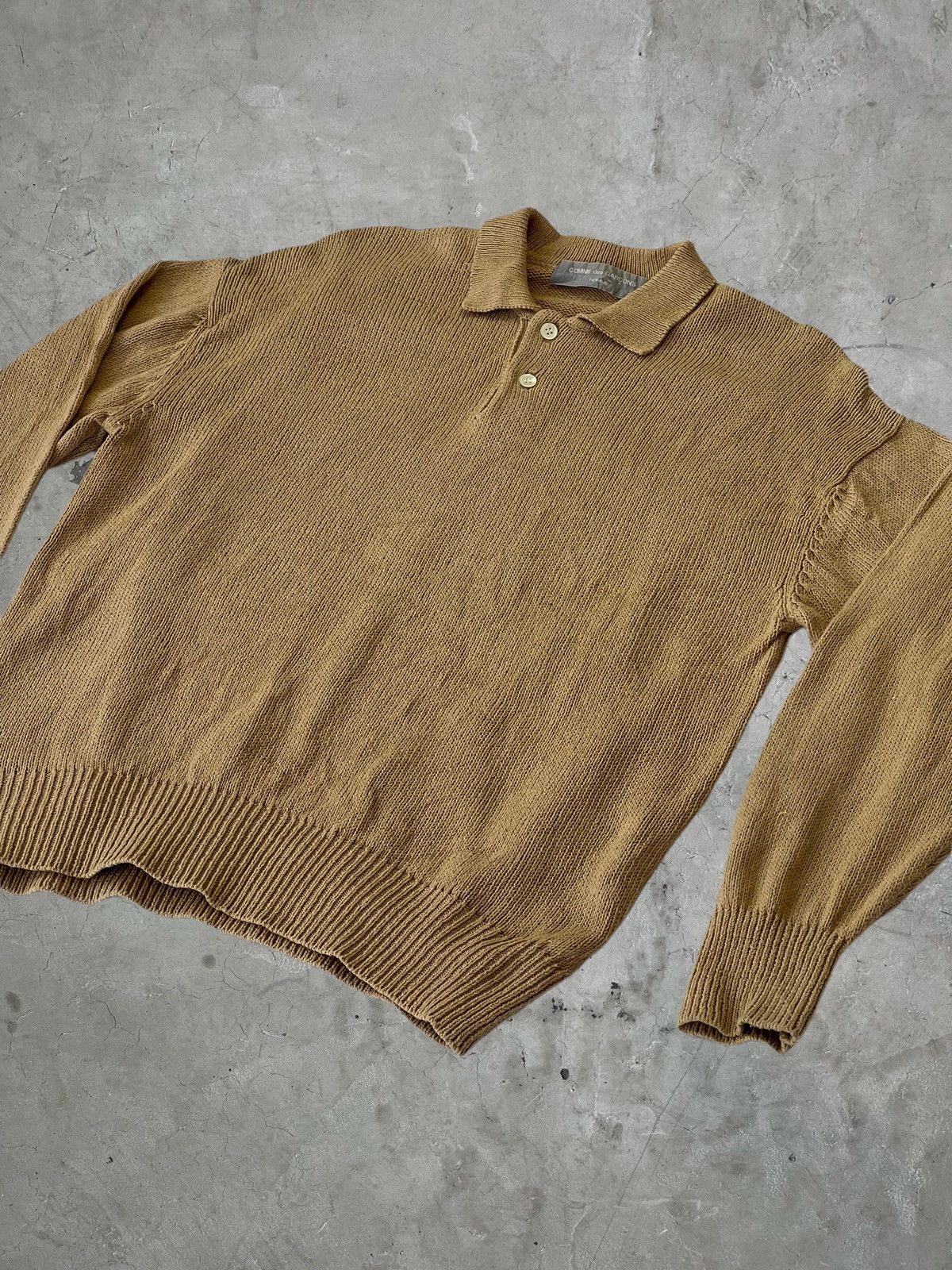 Comme des Garcons Homme Plus AW/91 Comme Des Garcons Homme Plus Knitted Button Up Size US M / EU 48-50 / 2 - 3 Thumbnail