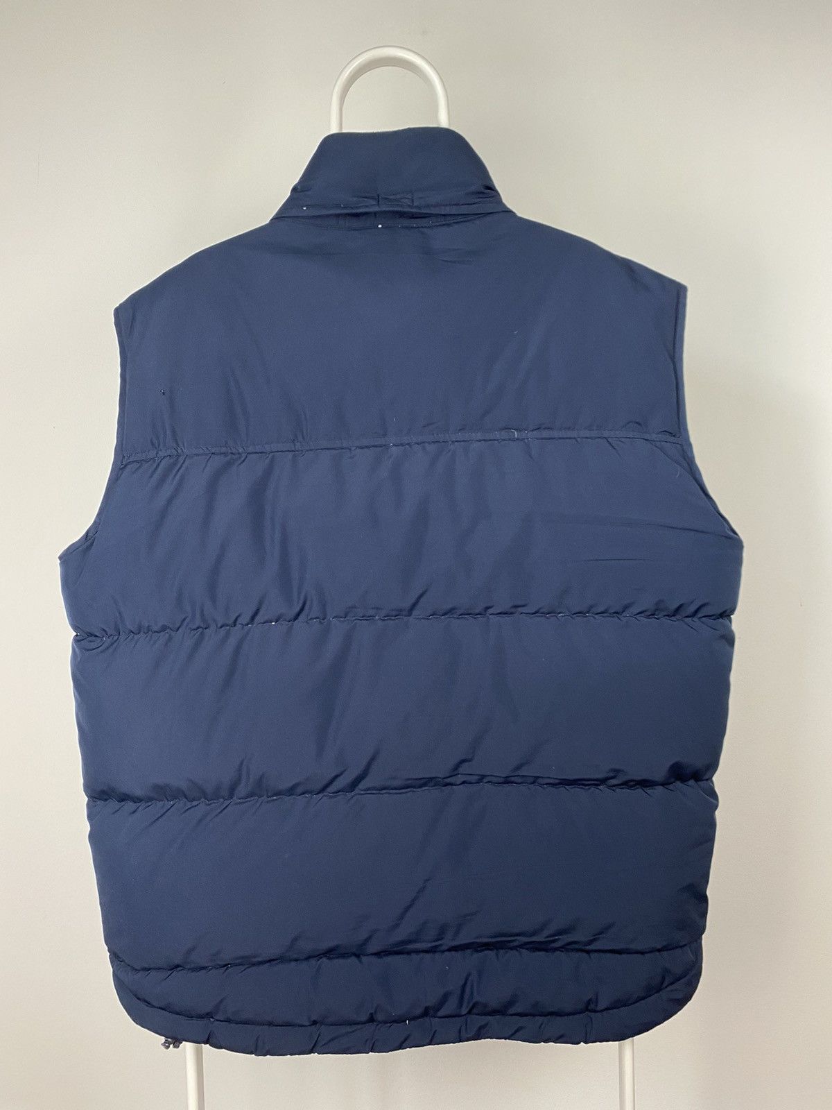 Nike × Vintage Nike vintage navy puffer vest small swoosh 2000s Size US XL / EU 56 / 4 - 5 Thumbnail