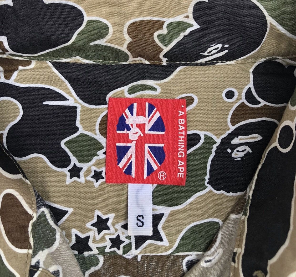 Bape OG A Bathing Ape Sta Camo Short Sleeves Shirt Size US S / EU 44-46 / 1 - 9 Thumbnail