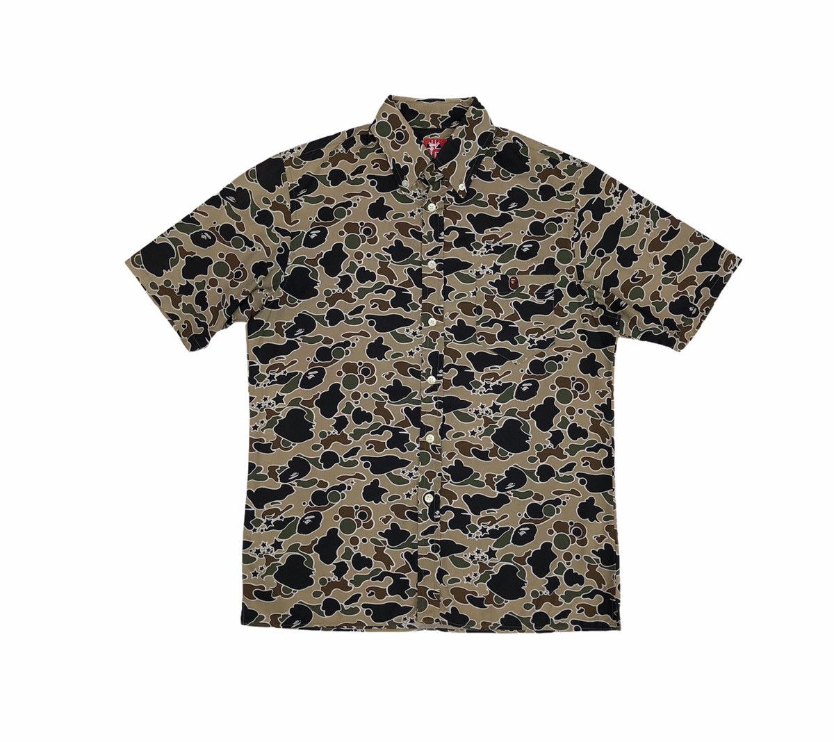 Bape OG A Bathing Ape Sta Camo Short Sleeves Shirt Size US S / EU 44-46 / 1 - 2 Thumbnail