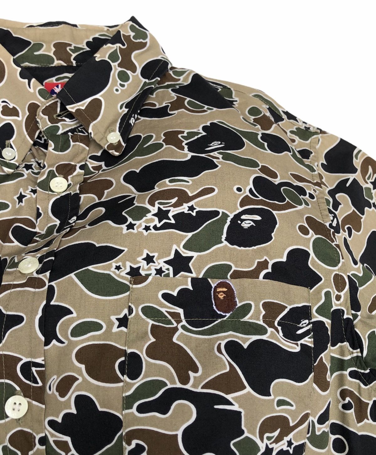 Bape OG A Bathing Ape Sta Camo Short Sleeves Shirt Size US S / EU 44-46 / 1 - 3 Thumbnail