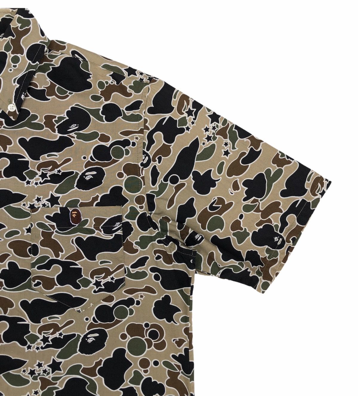 Bape OG A Bathing Ape Sta Camo Short Sleeves Shirt Size US S / EU 44-46 / 1 - 5 Thumbnail