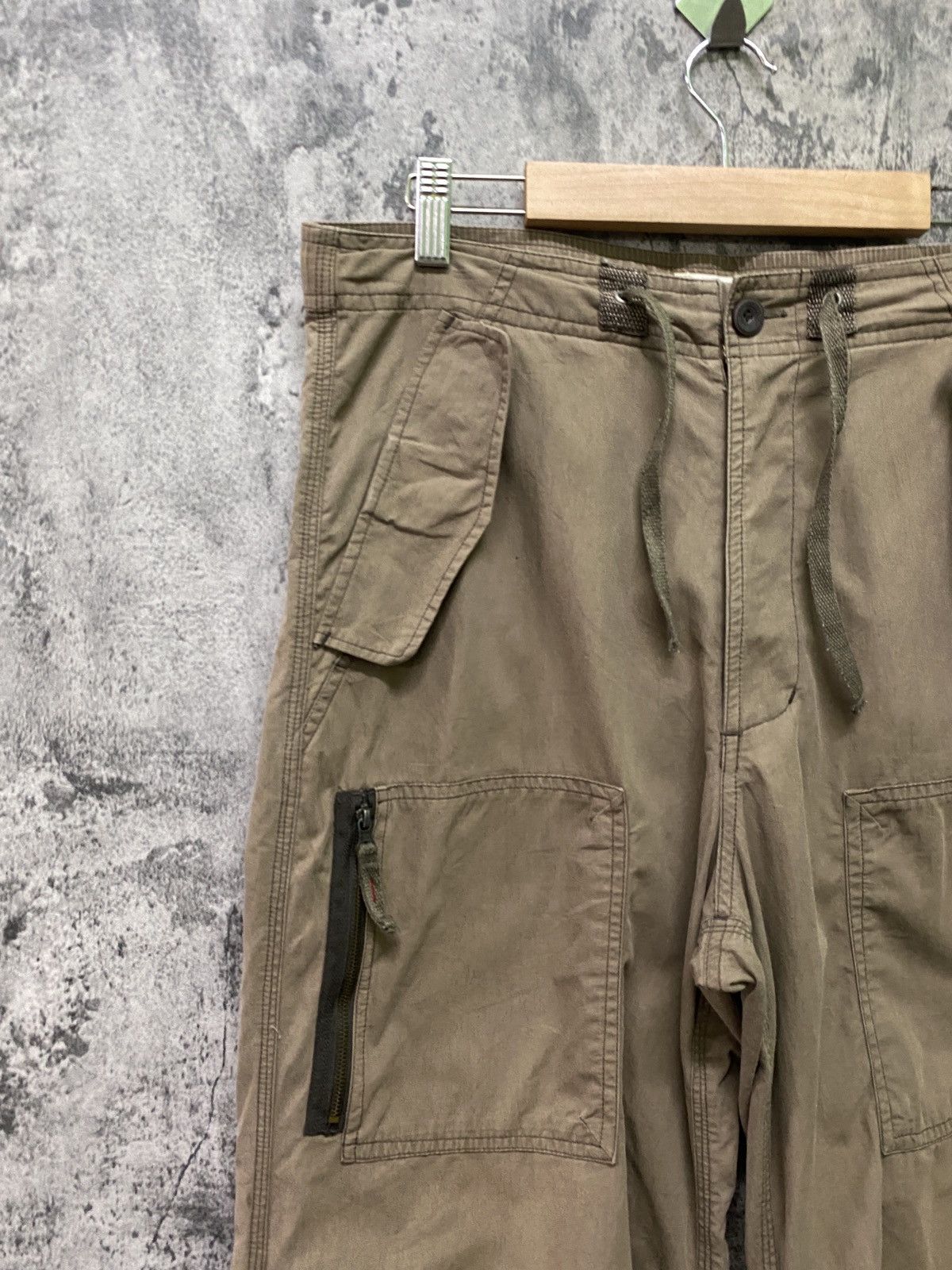 Japanese Brand Vintage Vache Nylon 7 Pocket Zipper Parachute Pants Size US 33 - 4 Thumbnail