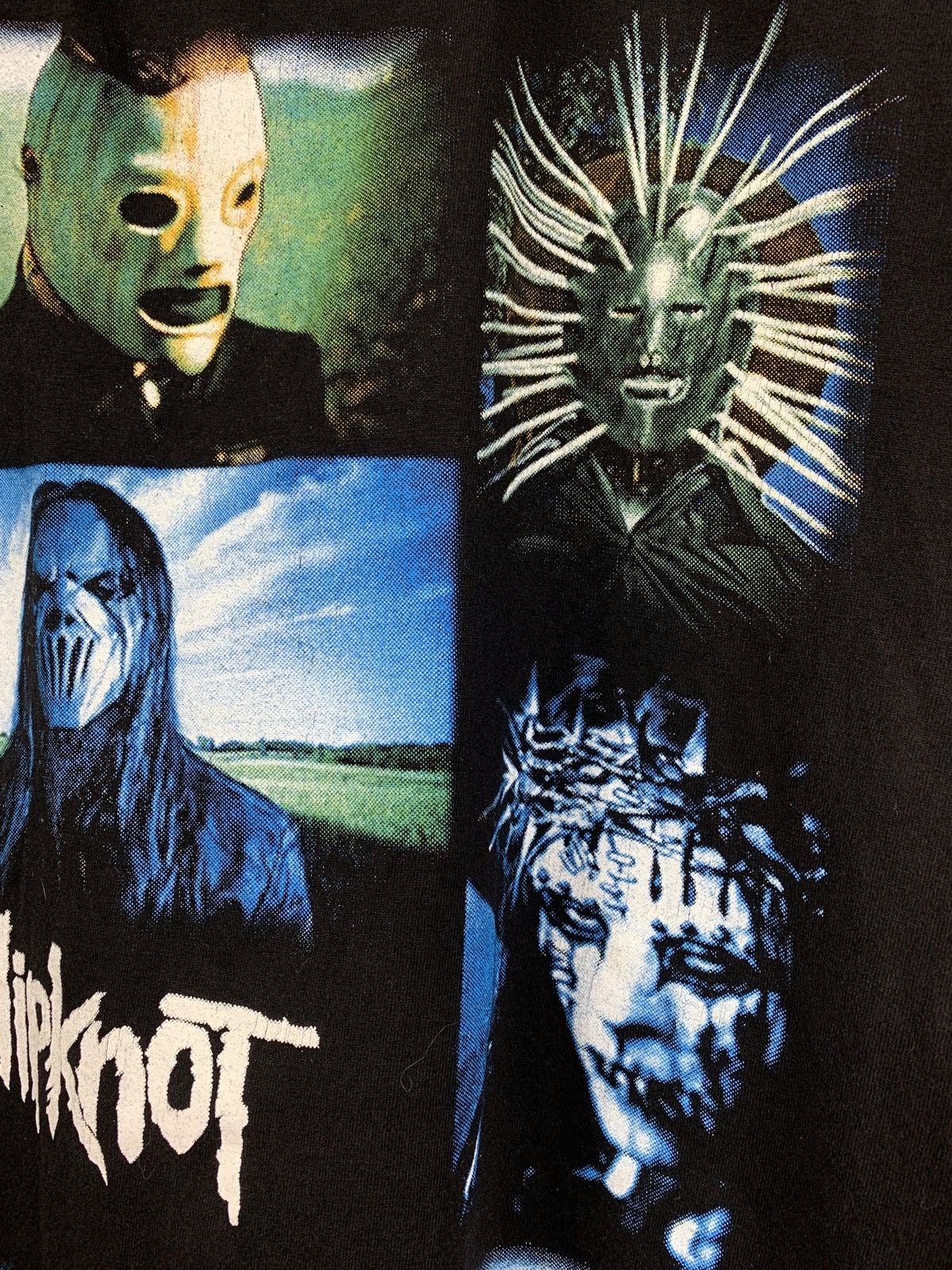 Band Tees 00s Vintage Slipknot Graphic Double Sided Band T-Shirt Size US L / EU 52-54 / 3 - 6 Thumbnail