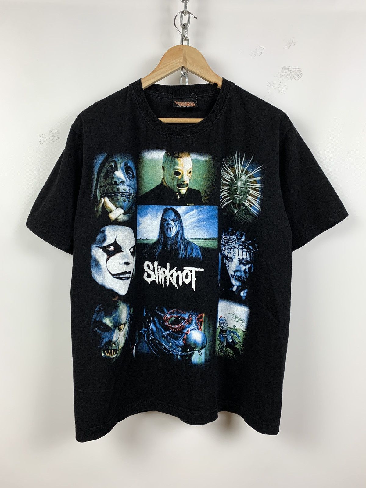 Band Tees 00s Vintage Slipknot Graphic Double Sided Band T-Shirt Size US L / EU 52-54 / 3 - 1 Thumbnail