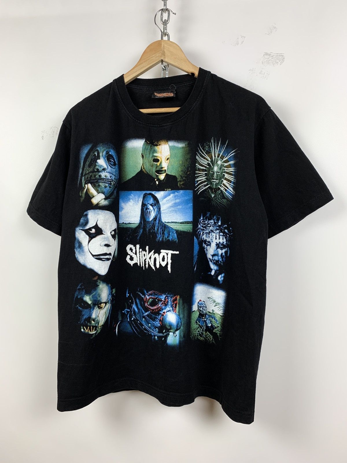 Band Tees 00s Vintage Slipknot Graphic Double Sided Band T-Shirt Size US L / EU 52-54 / 3 - 9 Thumbnail
