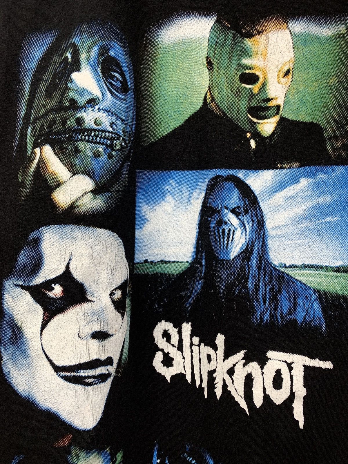 Band Tees 00s Vintage Slipknot Graphic Double Sided Band T-Shirt Size US L / EU 52-54 / 3 - 5 Thumbnail