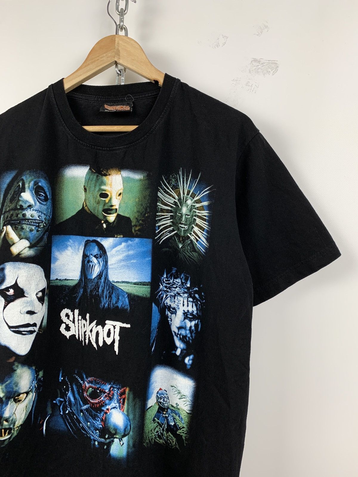 Band Tees 00s Vintage Slipknot Graphic Double Sided Band T-Shirt Size US L / EU 52-54 / 3 - 3 Thumbnail