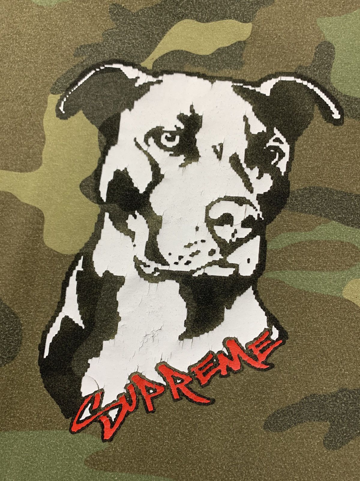 Supreme Supreme Camo tee Dog big logo size L Size US L / EU 52-54 / 3 - 3 Thumbnail