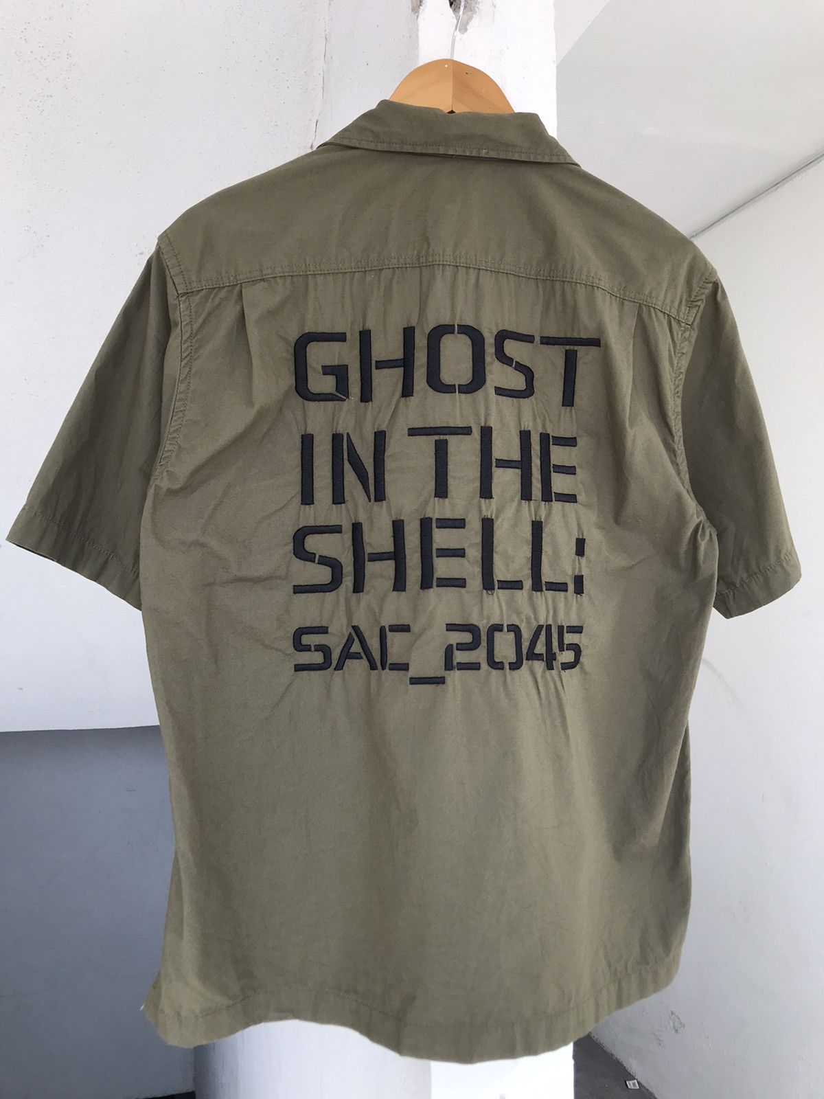 Anime × Beauty Beast × Vintage Ghost In The Shell Button ups Shirt Size US M / EU 48-50 / 2 - 8 Thumbnail