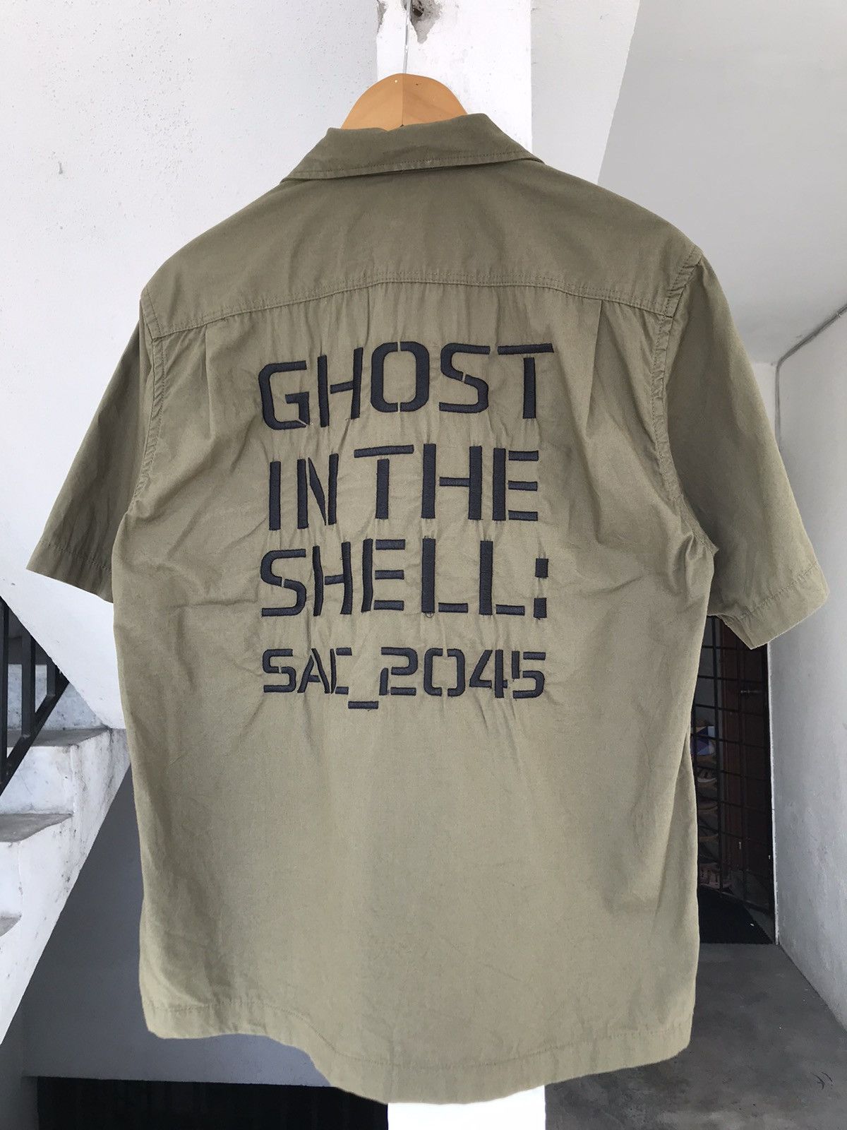 Anime × Beauty Beast × Vintage Ghost In The Shell Button ups Shirt Size US M / EU 48-50 / 2 - 9 Thumbnail