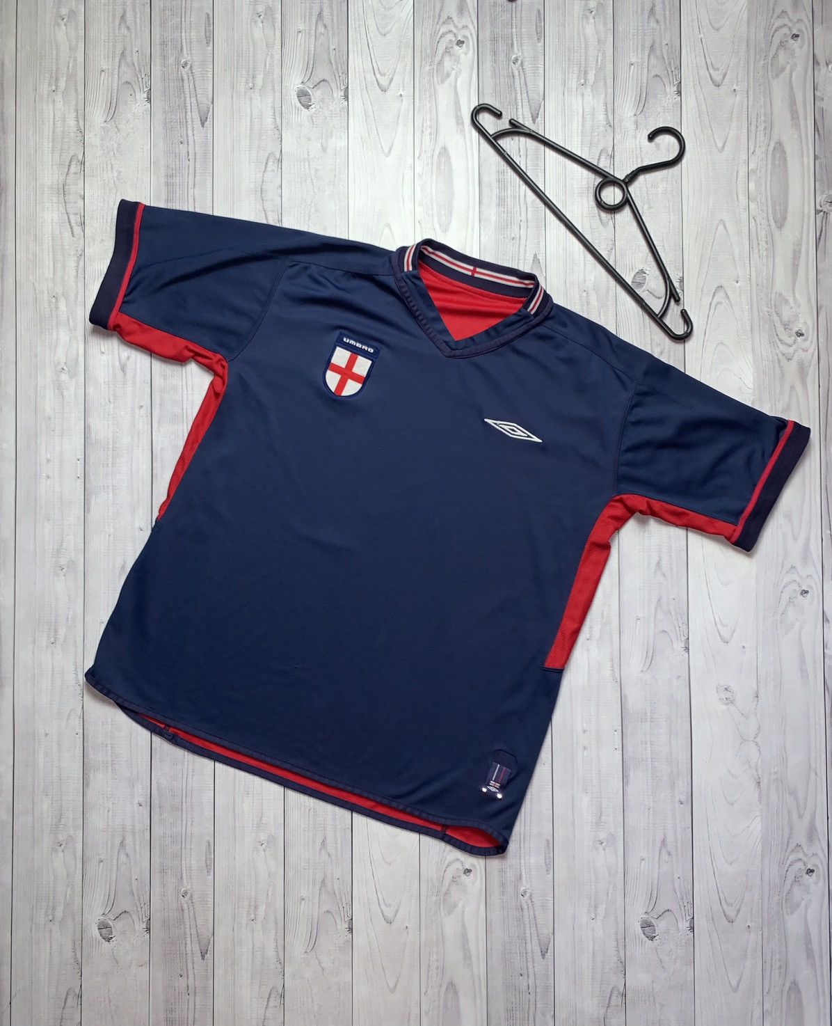 Umbro × Vintage Vintage England soccer jersey bilateral size L Size US L / EU 52-54 / 3 - 1 Thumbnail