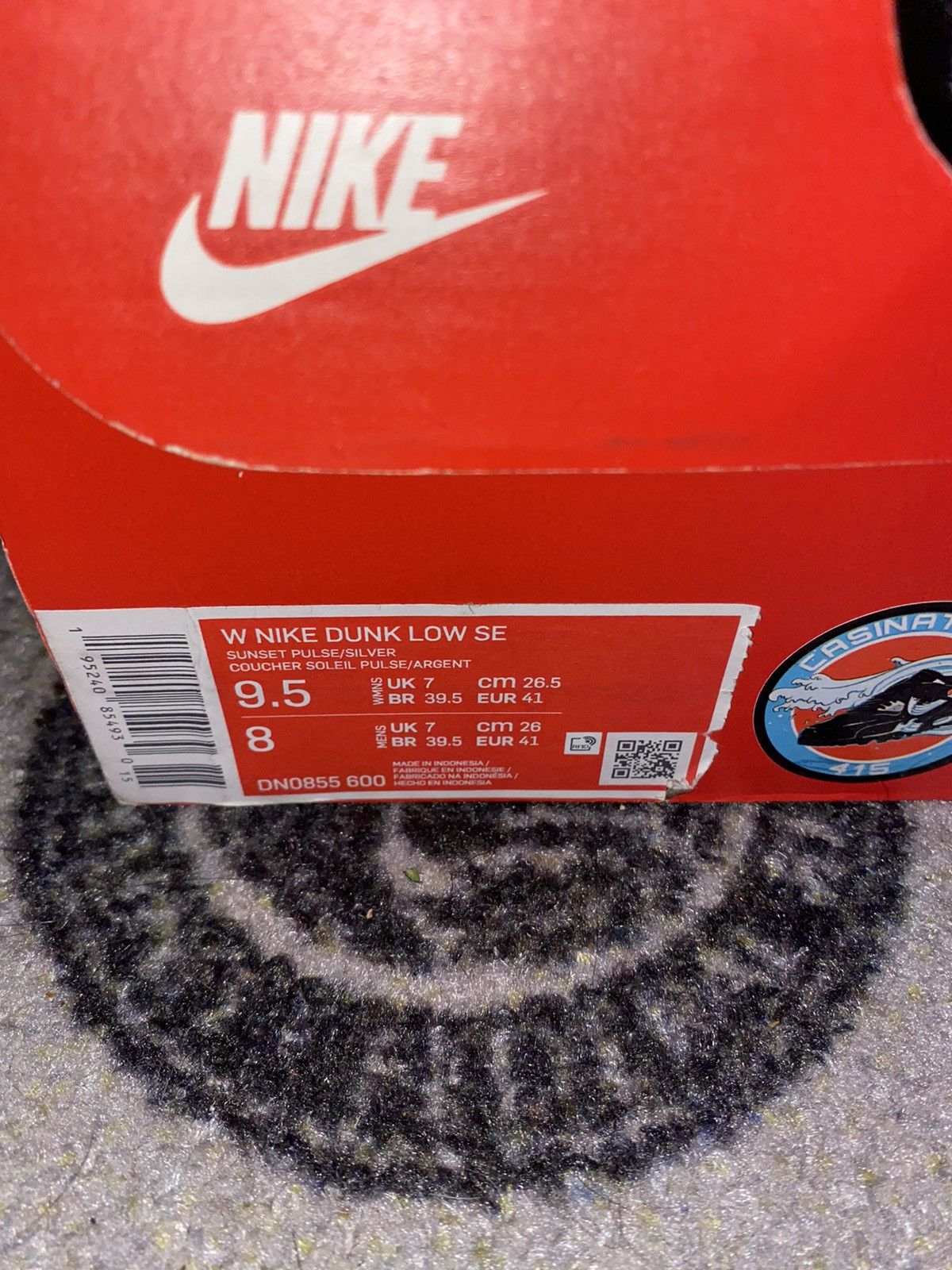 Nike Nike Dunk Low Sunset Pulse Size US 9.5 / IT 39.5 - 7 Thumbnail