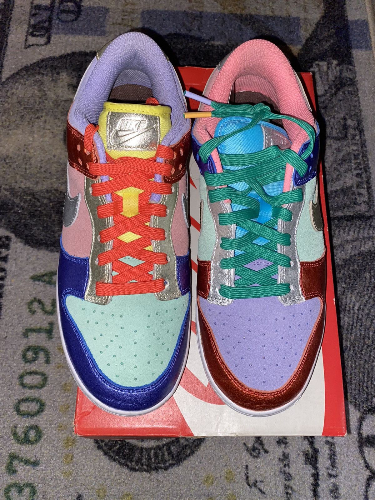 image of Nike Dunk Low Sunset Pulse Shoes, Women's (Size 9.5)