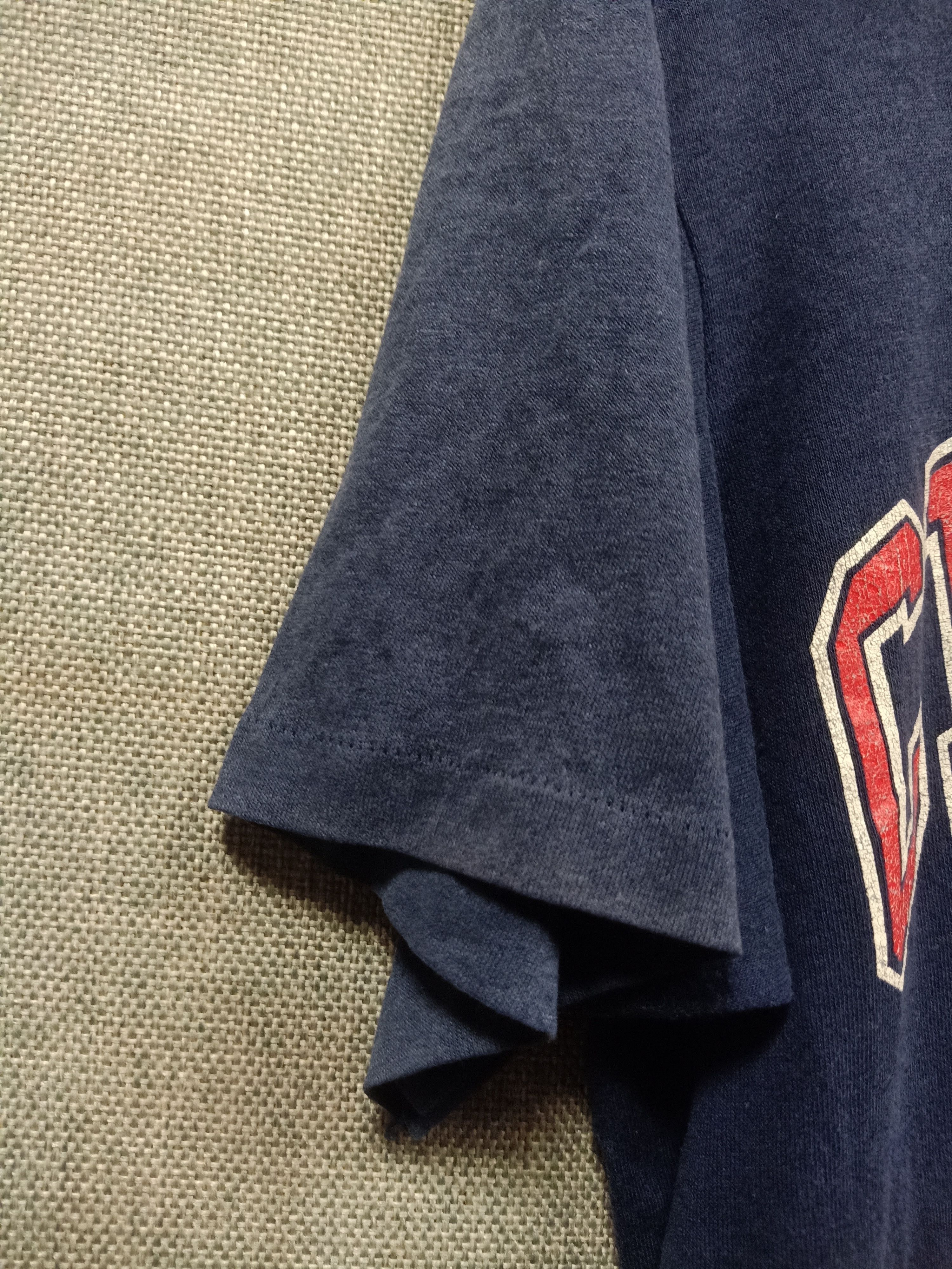 Logo 7 vintage 90s t shirt mlb cleveland indians made in usa Size US L / EU 52-54 / 3 - 2 Thumbnail